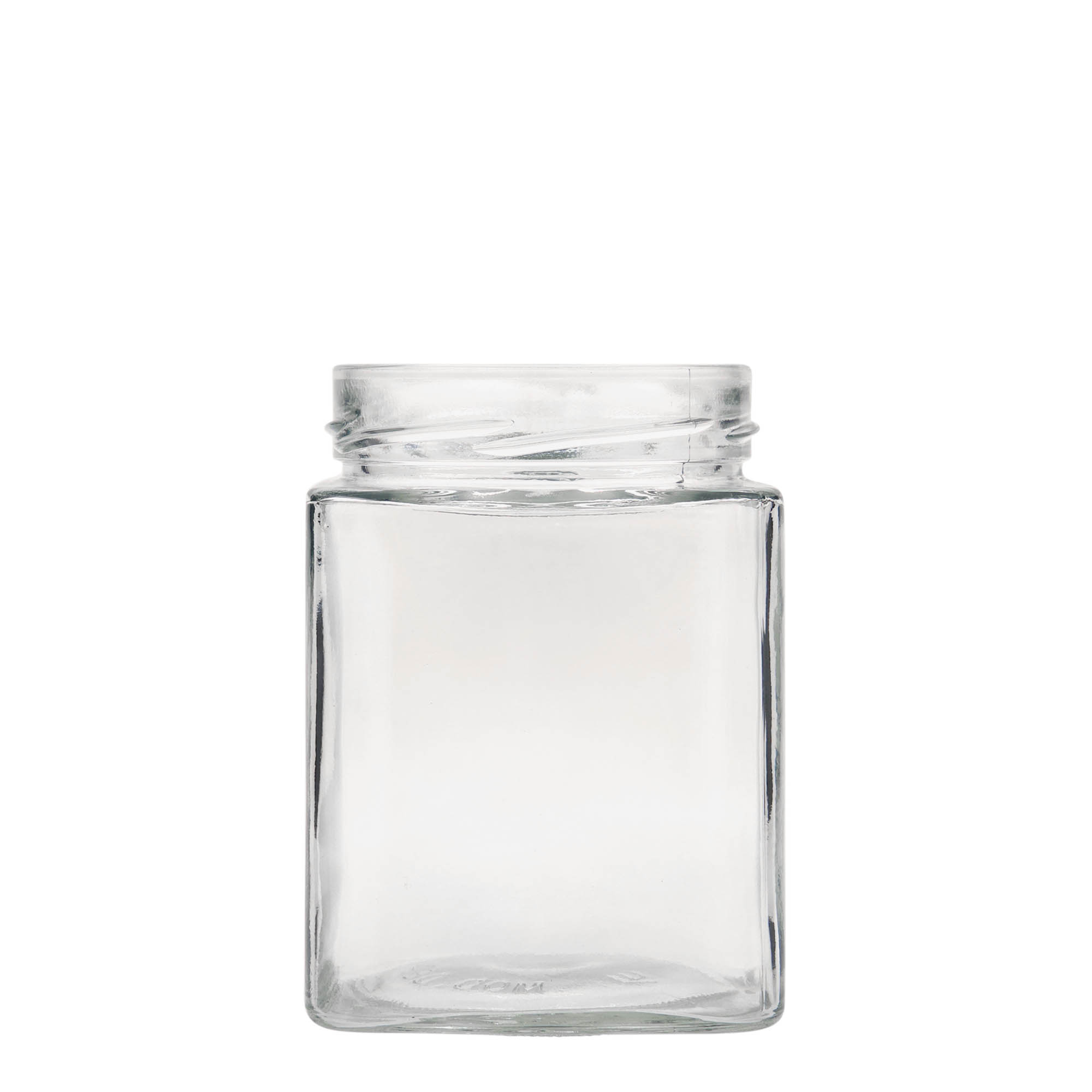 580 ml nelikulmainen lasi 'Ikarus', suuaukko: Deep-Twist-Off (DTO 82)