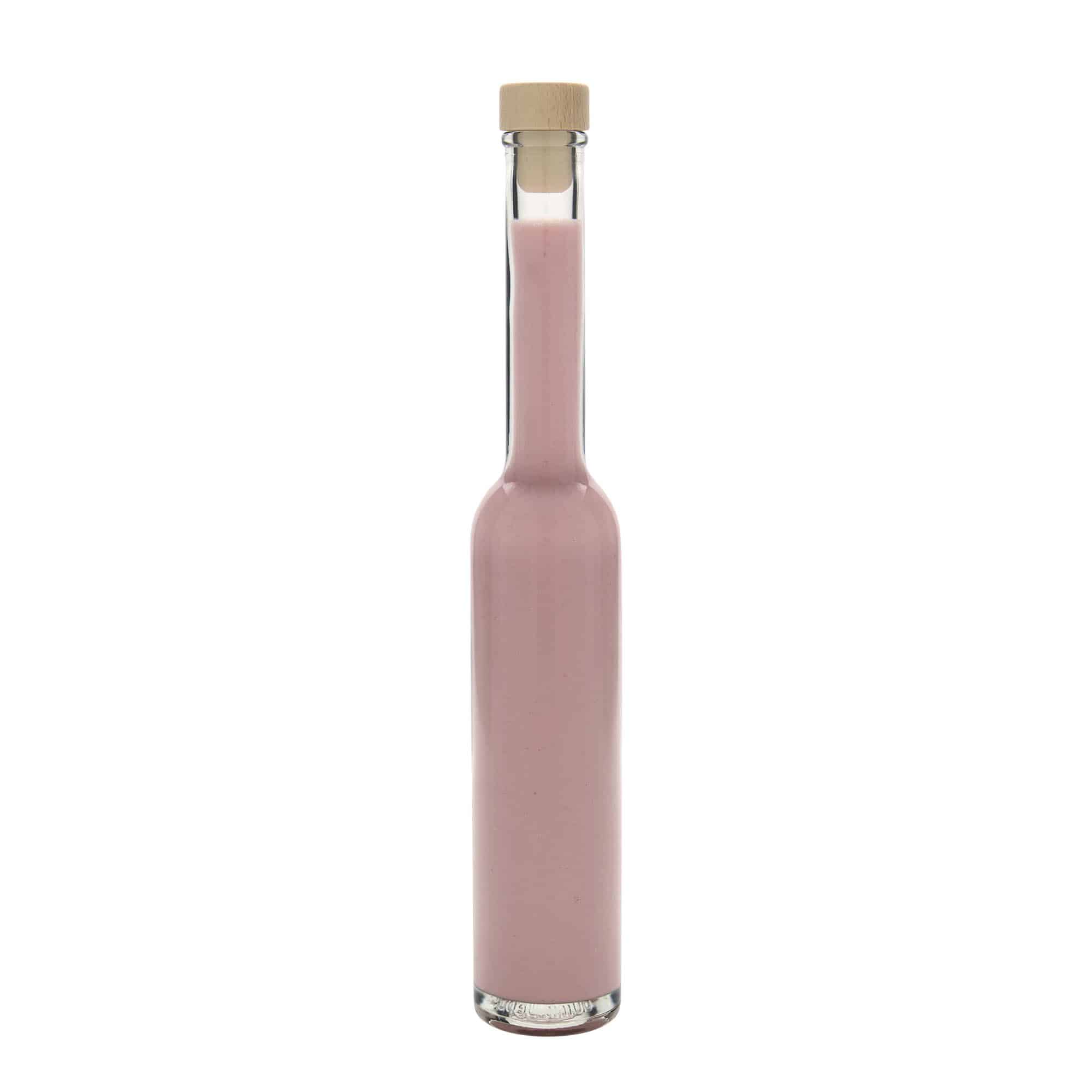 200 ml lasipullo 'Platina', suu: korkki