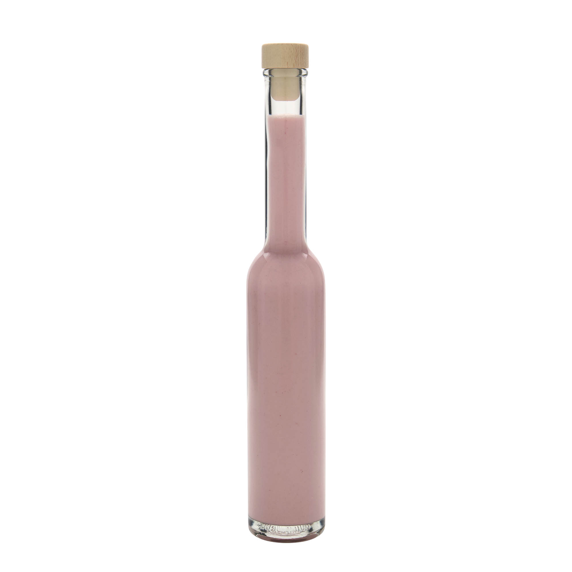 200 ml lasipullo 'Platina', suuaukko: korkki