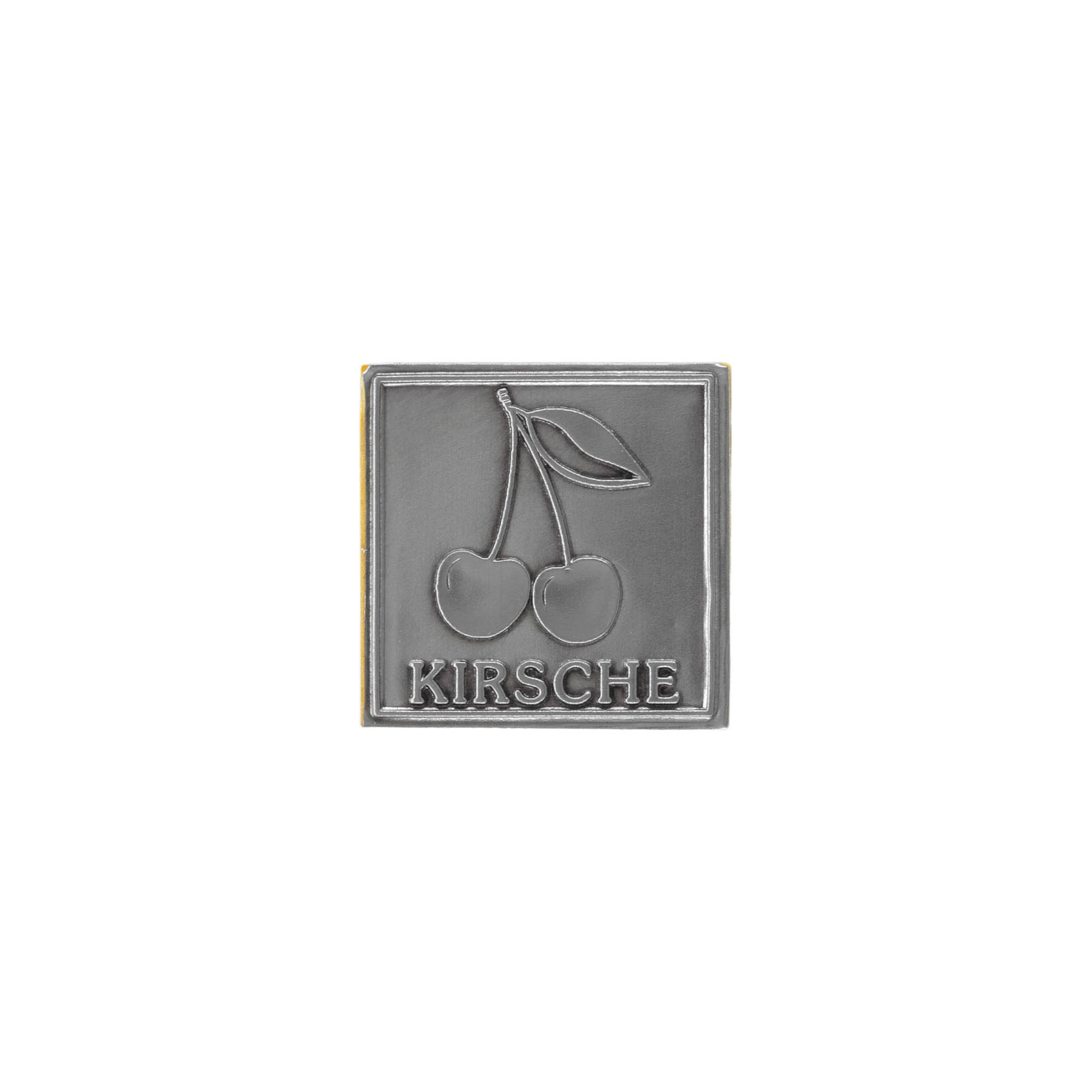 Lyijytarra 'Kirsikka', neliö, metalli, hopea