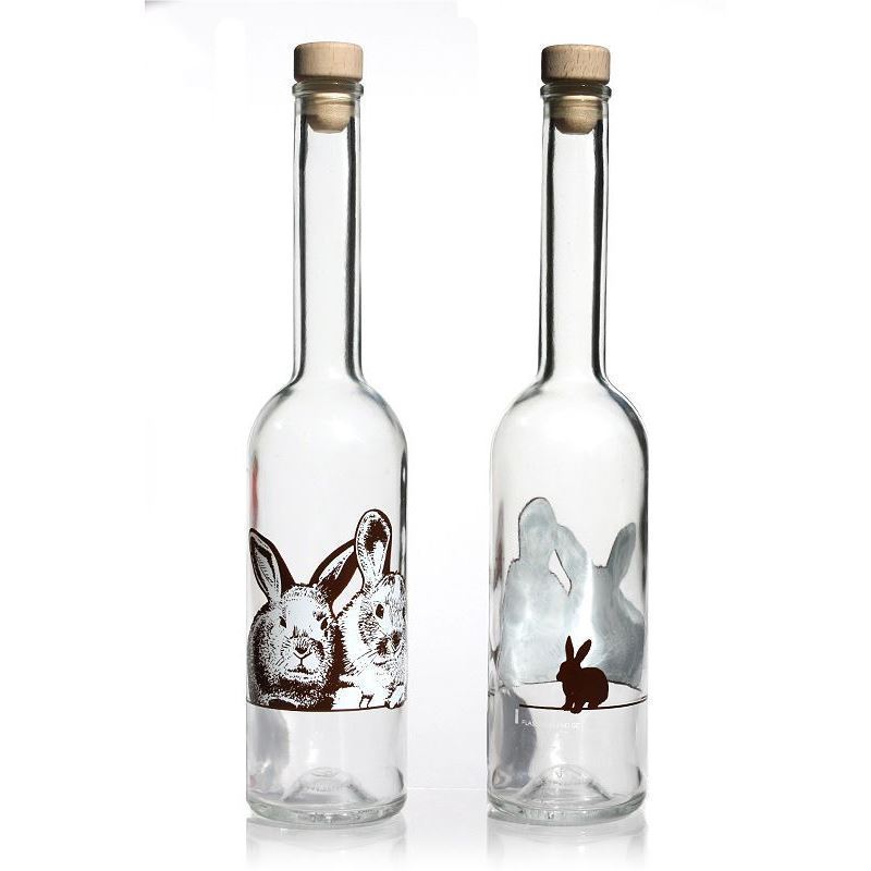 500 ml lasipullo 'Opera', kuvio: kani, suuaukko: korkki 500 ml lasipullo 'Opera', kuvio: kani, suuaukko: korkki