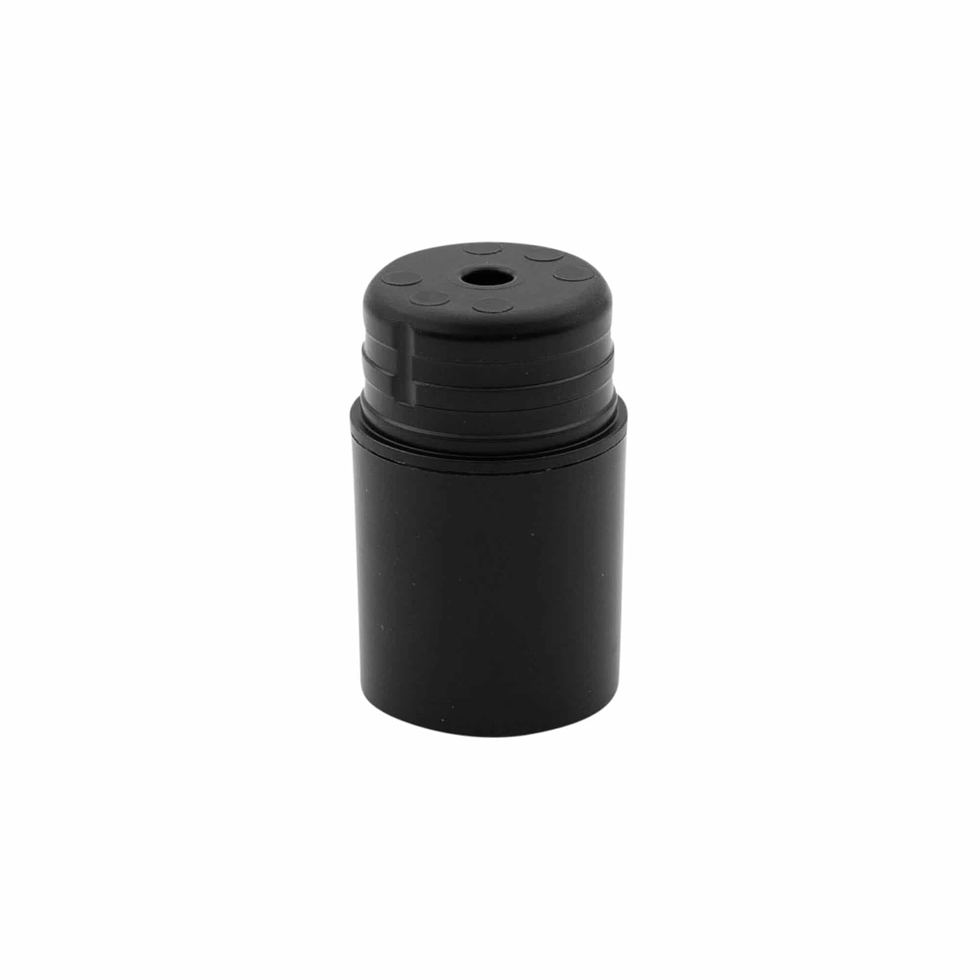 Airless- annostelupumppu 'Nano', PP-muovi, musta Airless- annostelupumppu 'Nano', PP-muovi, musta