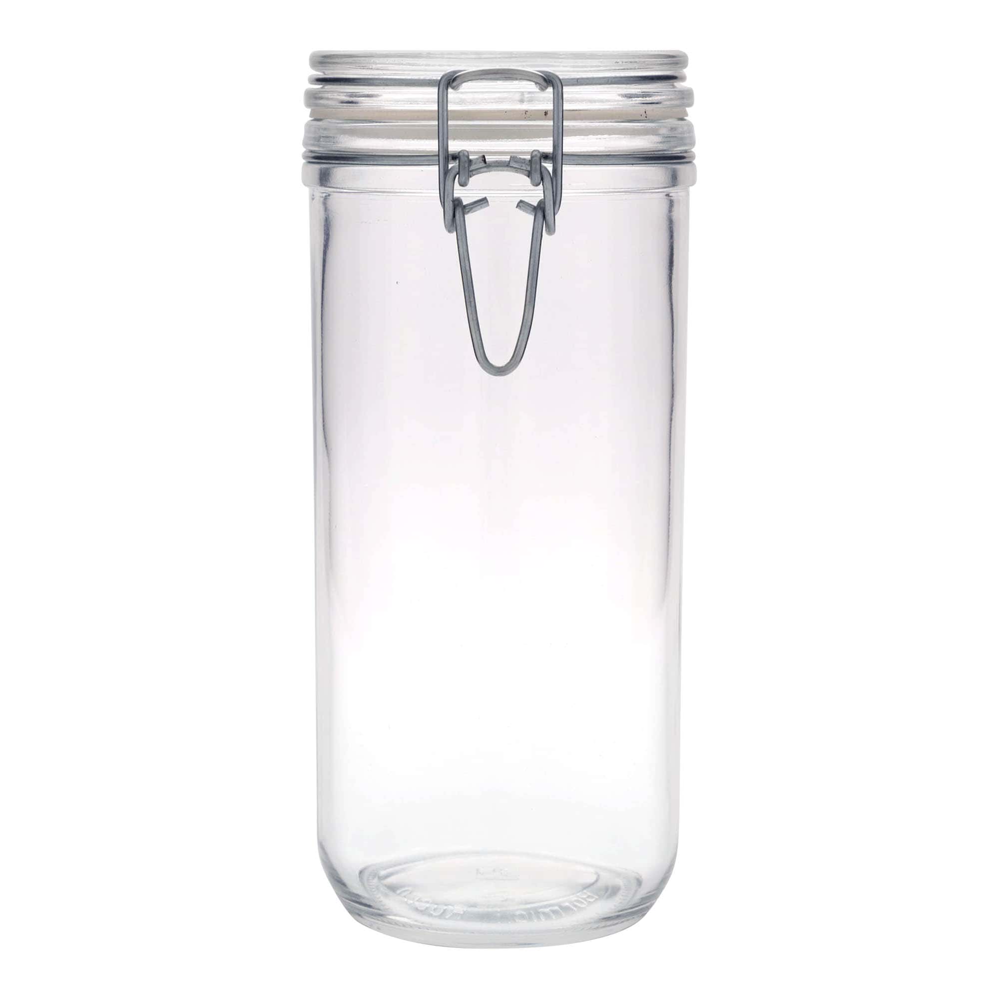 1000 ml patenttikorkillinen lasipurkki 'Fido', suu: patenttikorkki