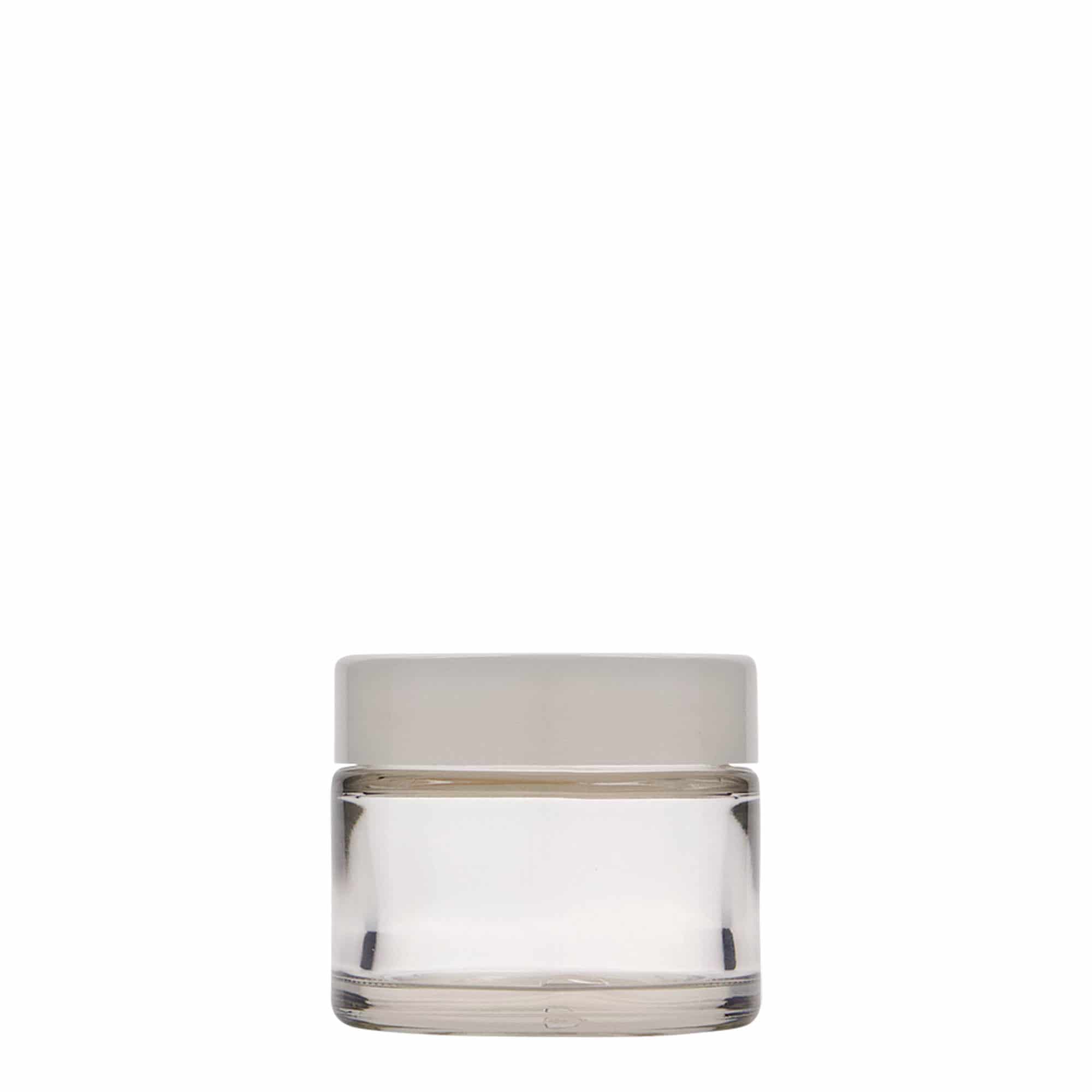 50 ml purkki ”Beauty”, lasia, suuaukko: ruuvikorkki