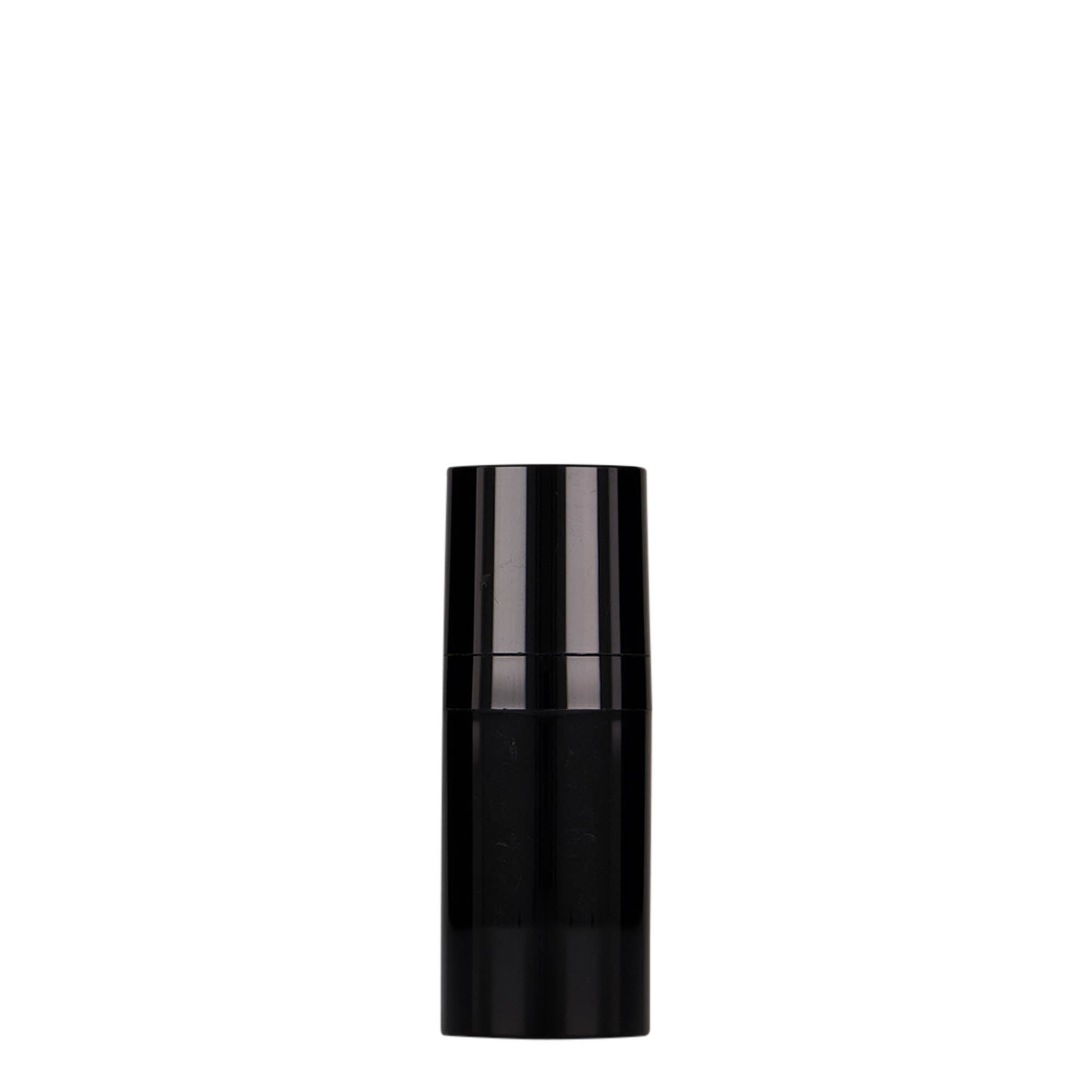 15 ml Airless-annostelija 'Micro', PP-muovi, musta