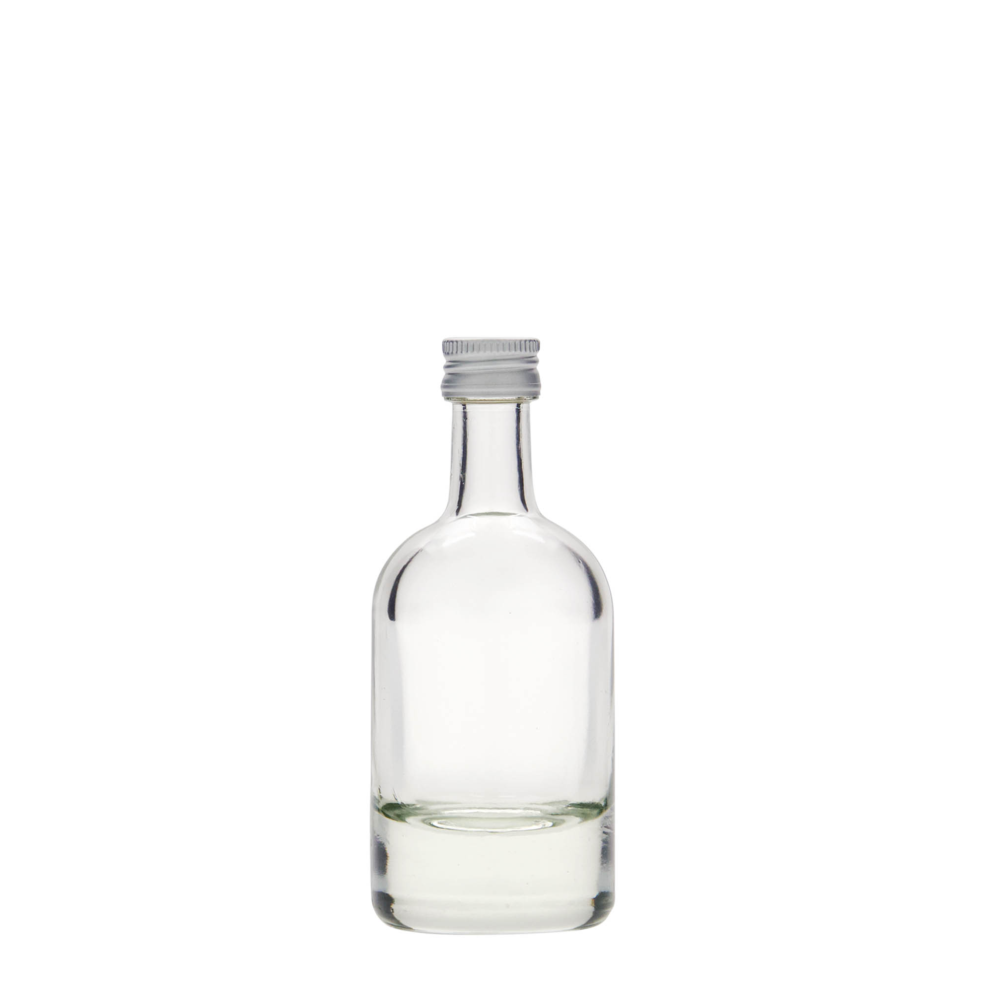 50 ml lasipullo 'Linea Uno', suuaukko: PP 18