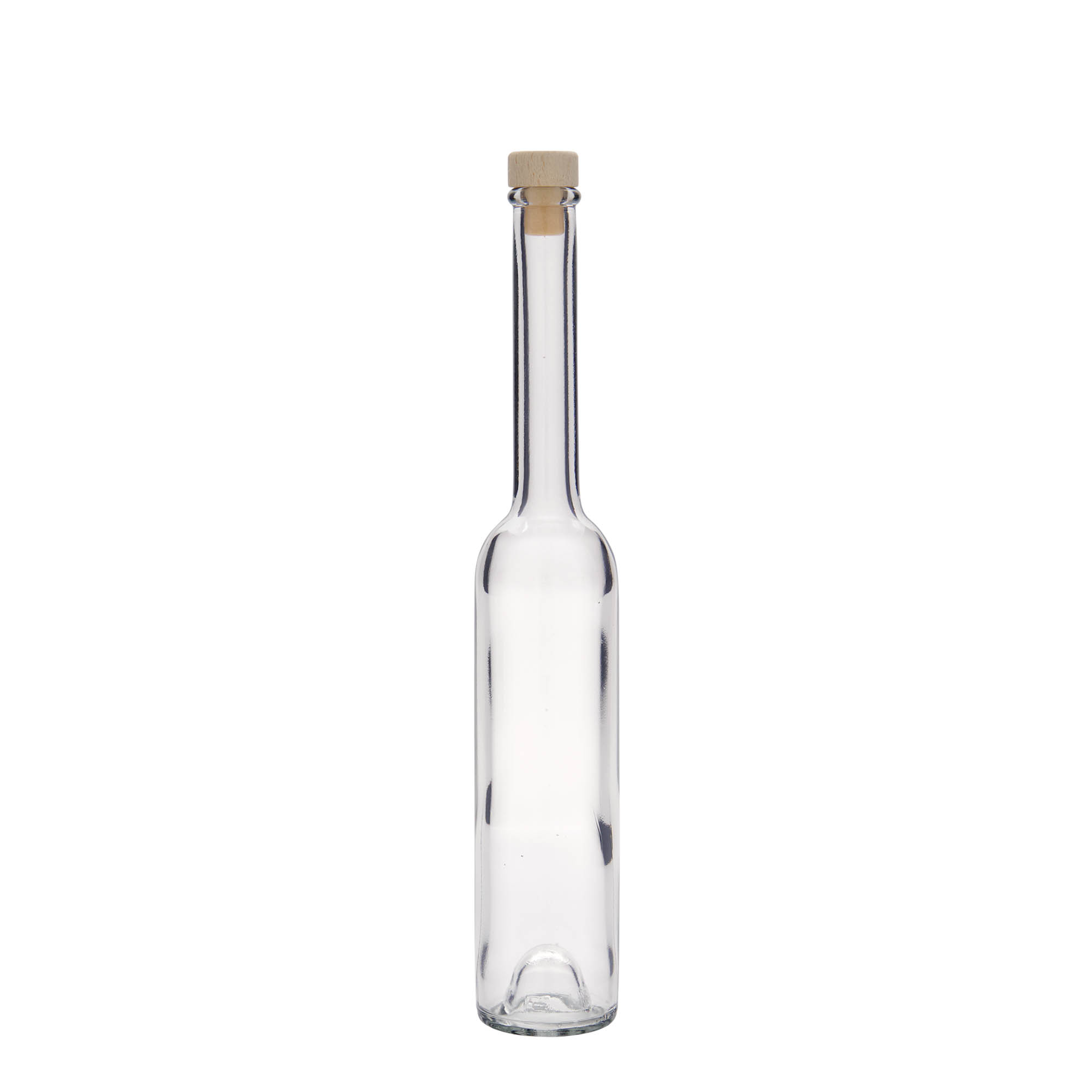 100 ml lasipullo 'Platina', suuaukko: korkki