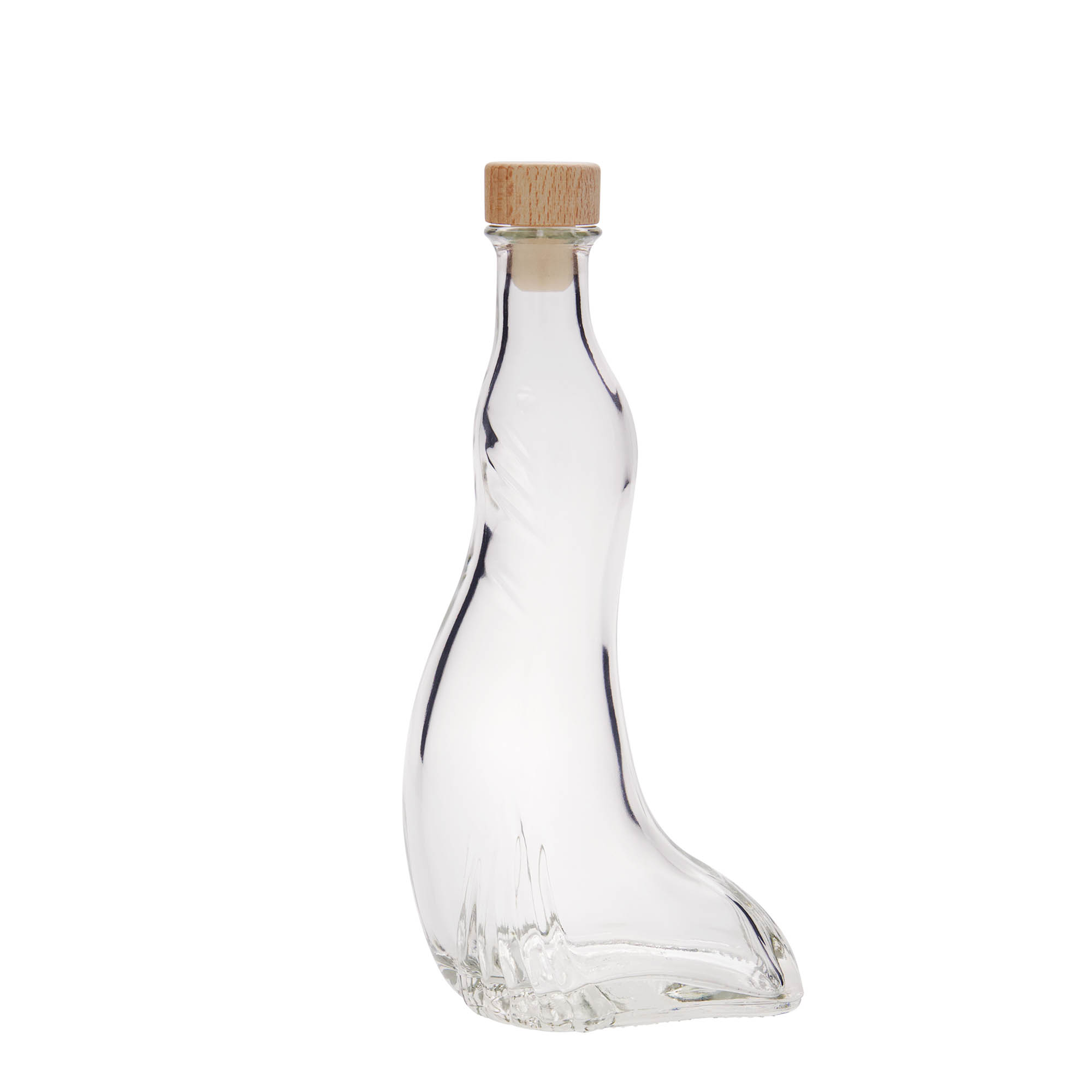 200 ml lasipullo 'Hylje', suuaukko: korkki