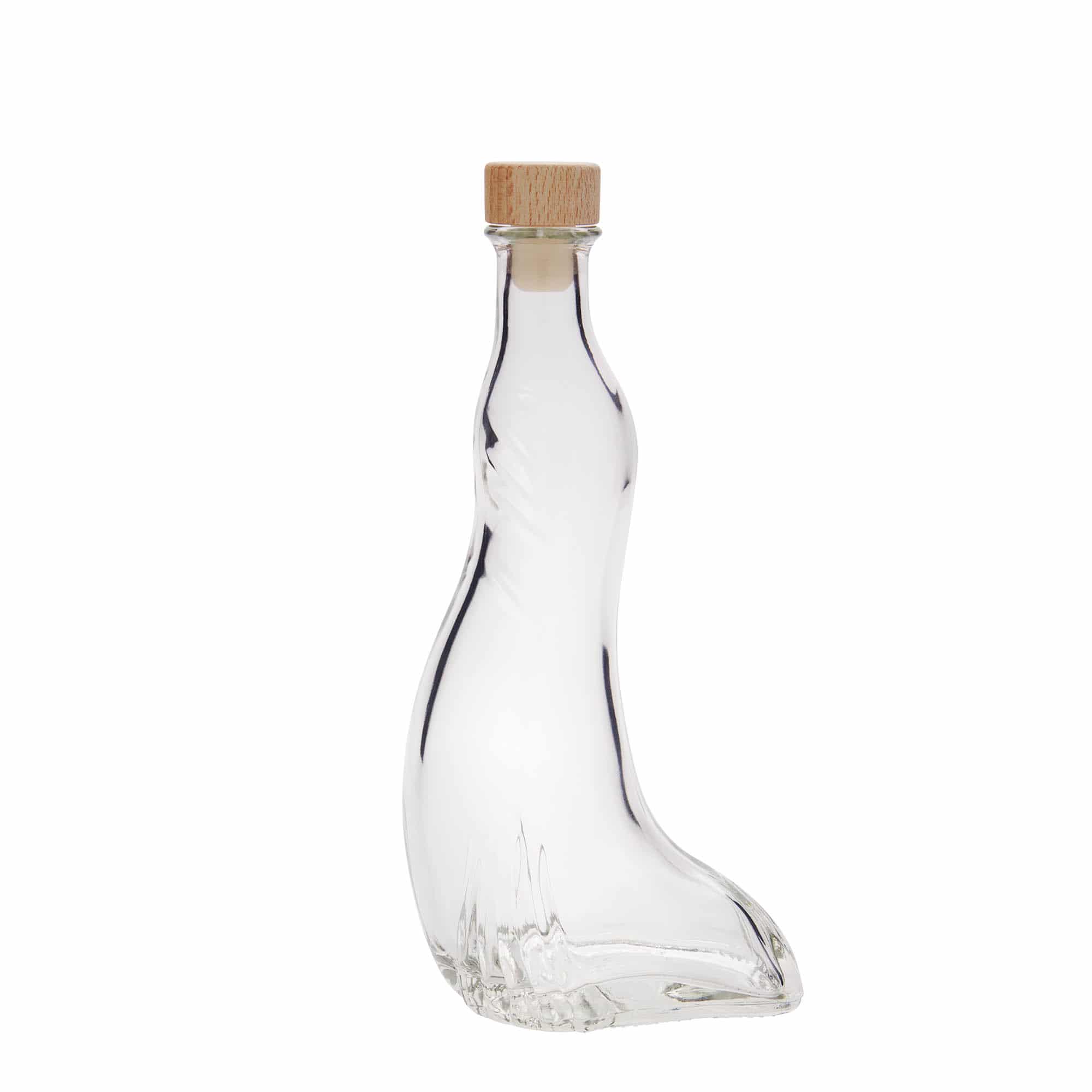 200 ml lasipullo 'Hylje', suuaukko: korkki