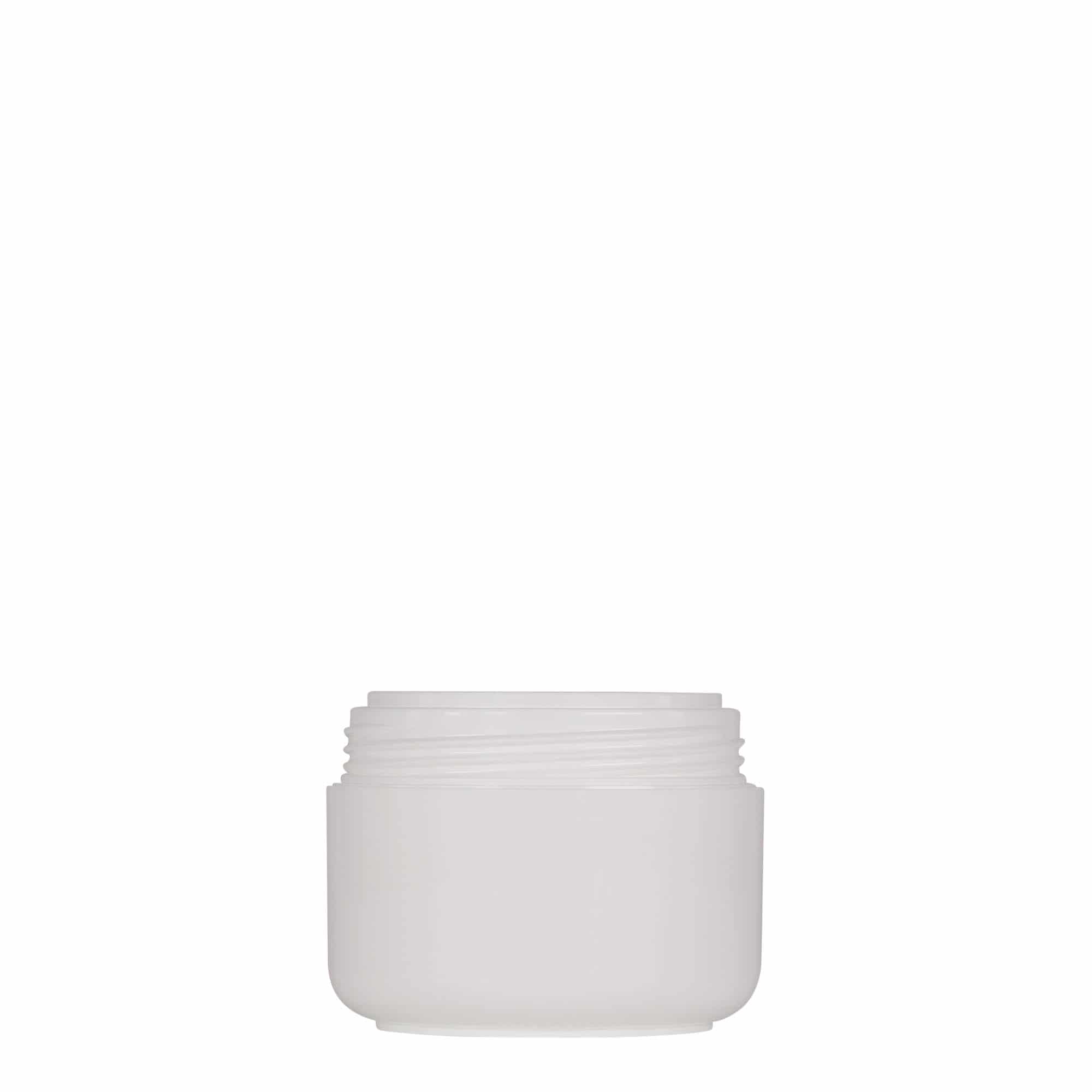 50 ml muovirasia 'Bianca', PP, valk., suu: Kierrekorkki 50 ml muovirasia 'Bianca', PP, valk., suu: Kierrekorkki