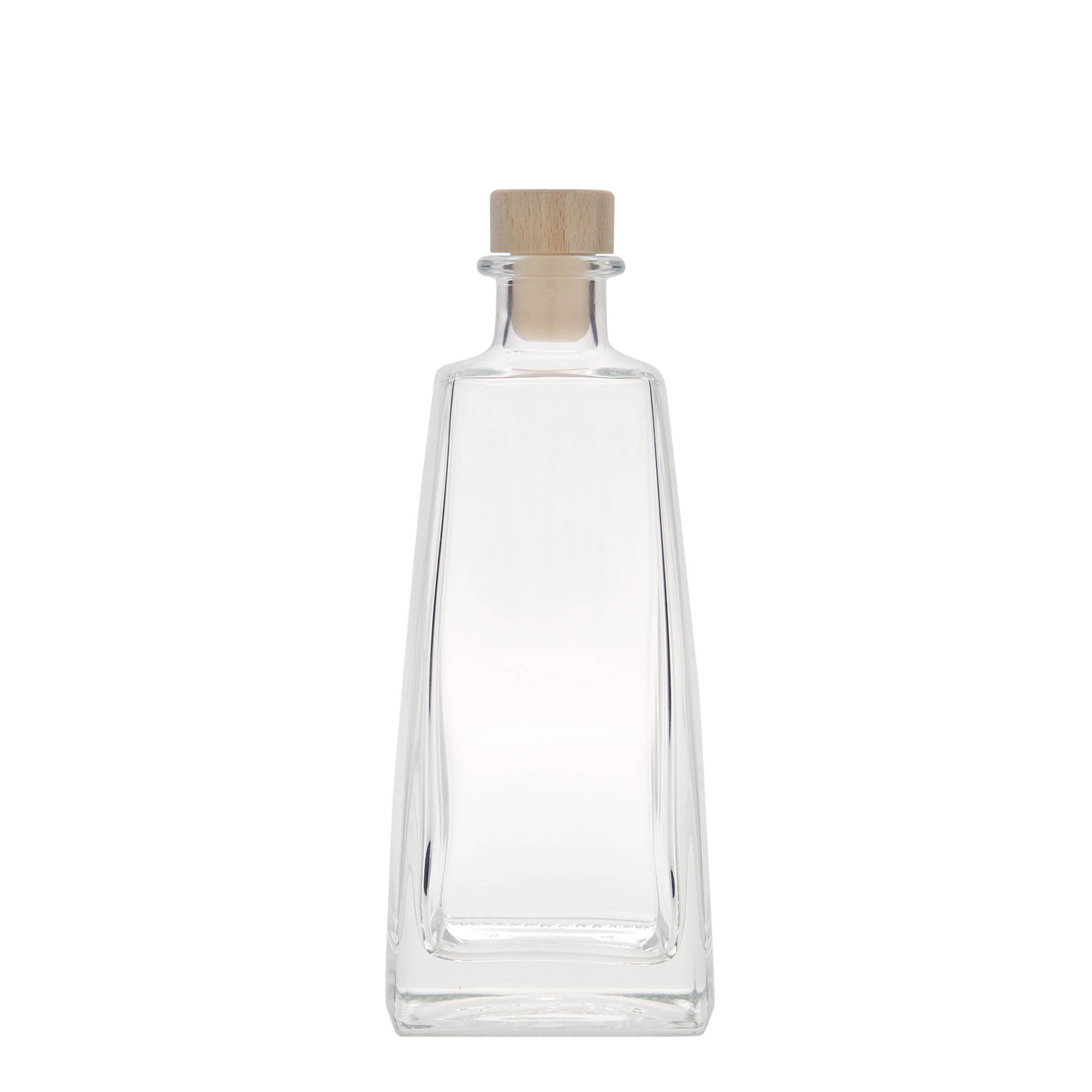 350 ml lasipullo 'Timmy', suorakaide, suuaukko: korkki