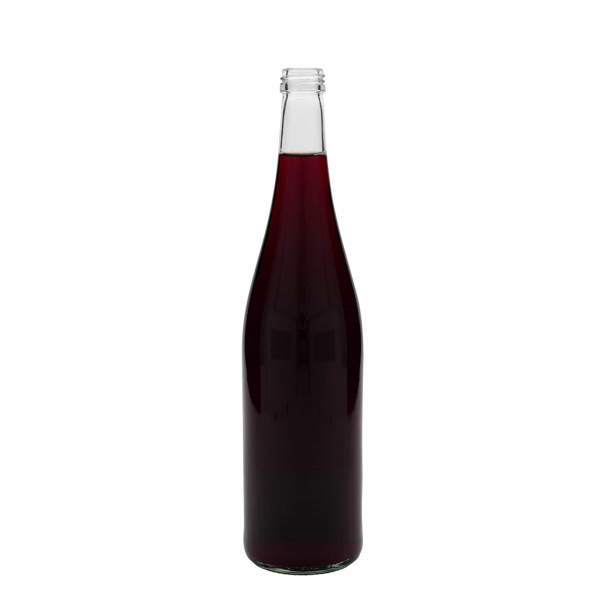 750 ml lasipullo 'Weinschlegel', suuaukko: PP 28