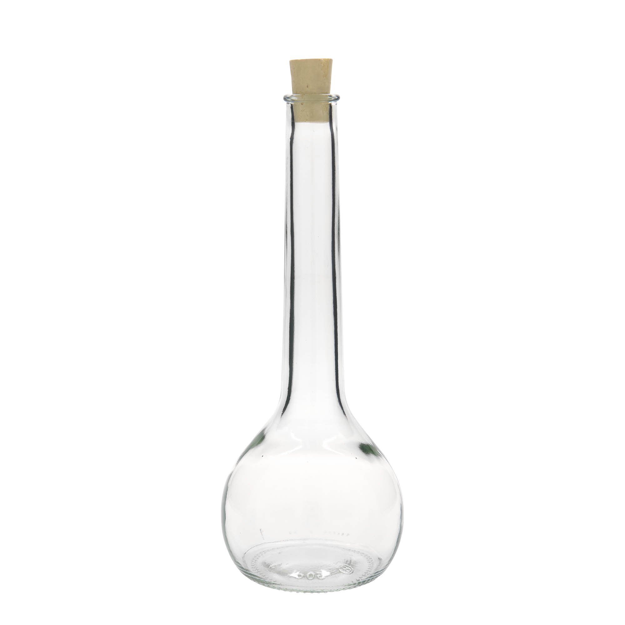 500 ml lasipullo 'Tulipano', suuaukko: korkki 500 ml lasipullo 'Tulipano', suuaukko: korkki