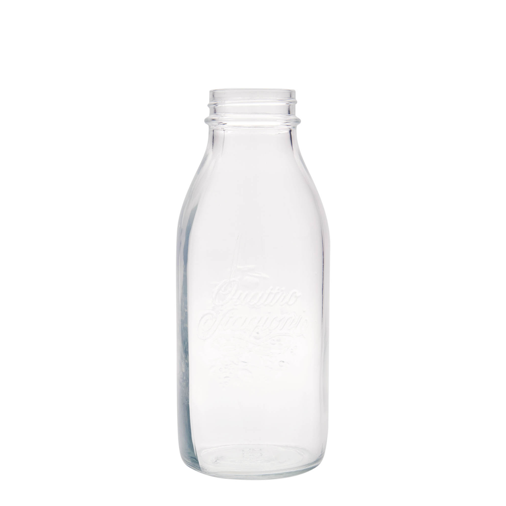 1 000 ml lasipullo 'Quattro Stagioni', suuaukko: ruuvikorkki 1 000 ml lasipullo 'Quattro Stagioni', suuaukko: ruuvikorkki