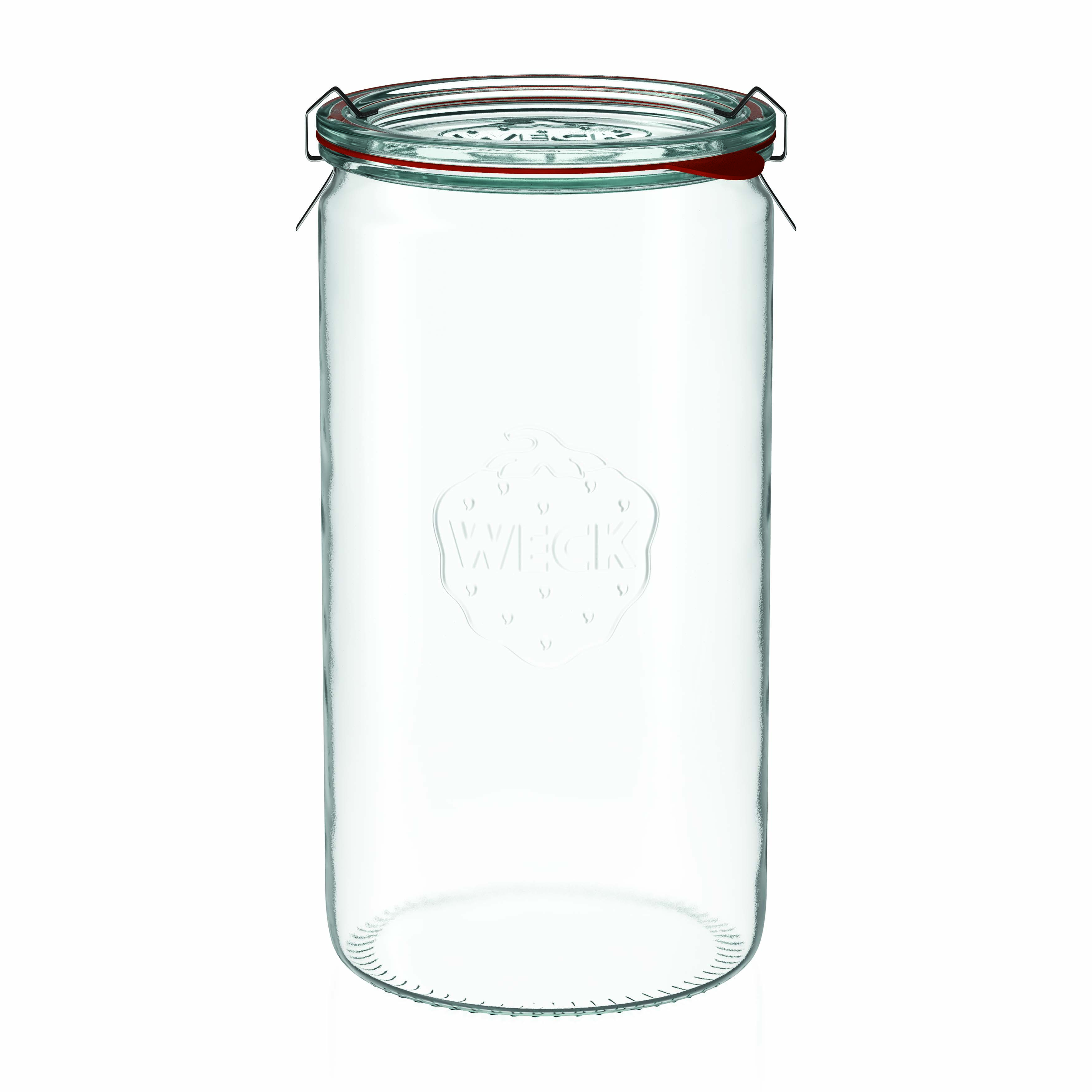 1,575 ml WECK-sylinterilasi, suuaukon reuna: pyöreä reuna
