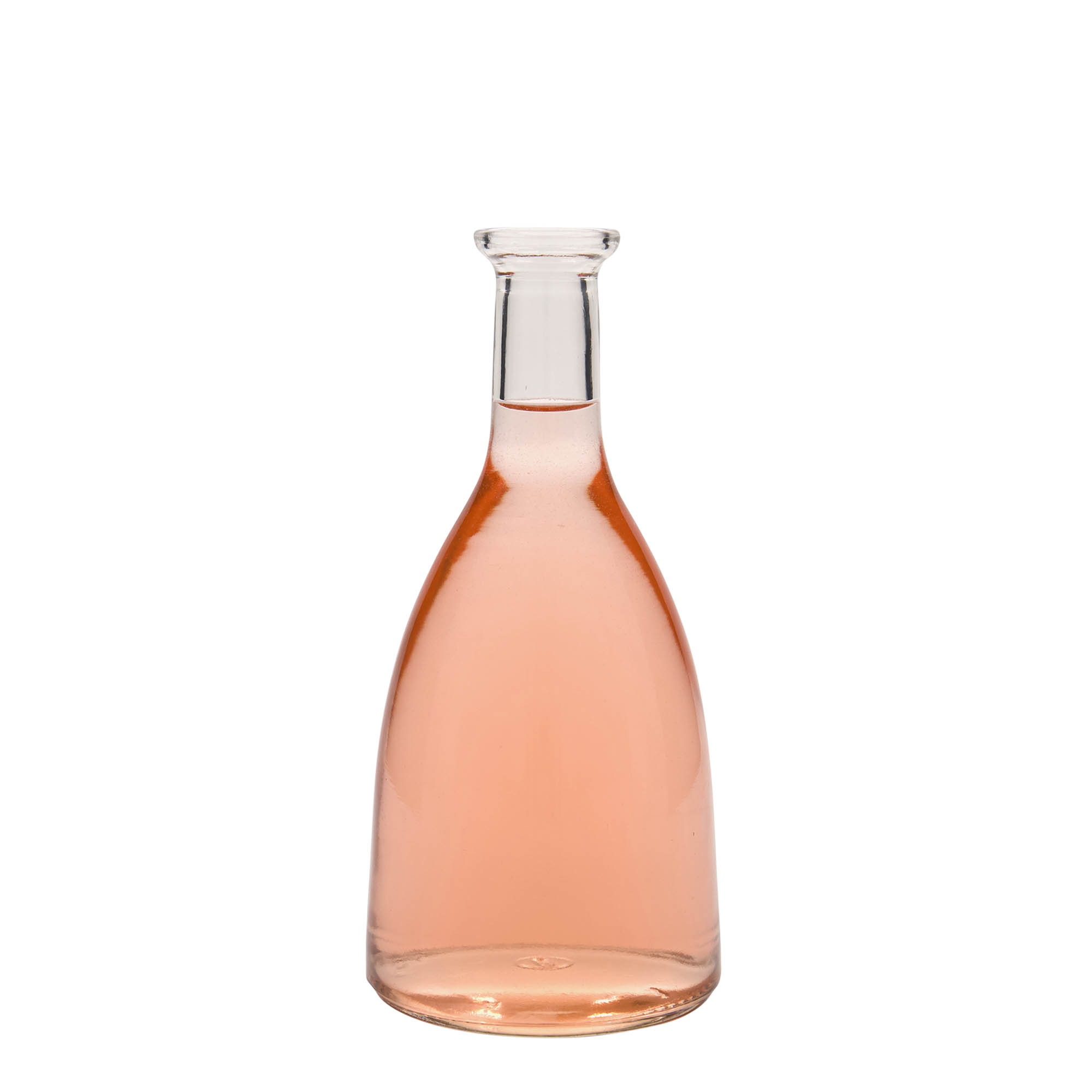 500 ml lasipullo 'Viola', suu: korkki