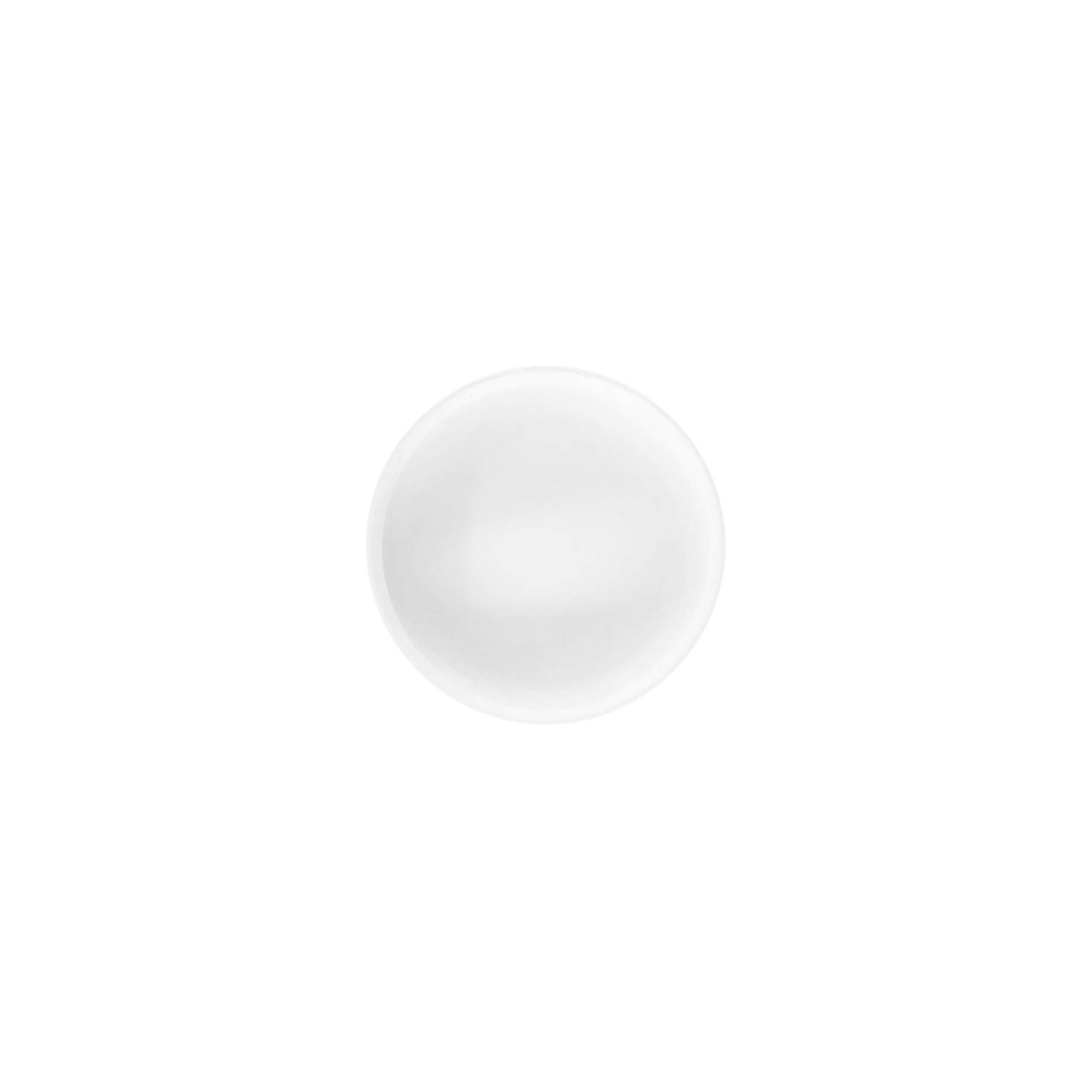 Ruuvikorkki 'White Line' 6 ml, PP-muovi, valkoinen