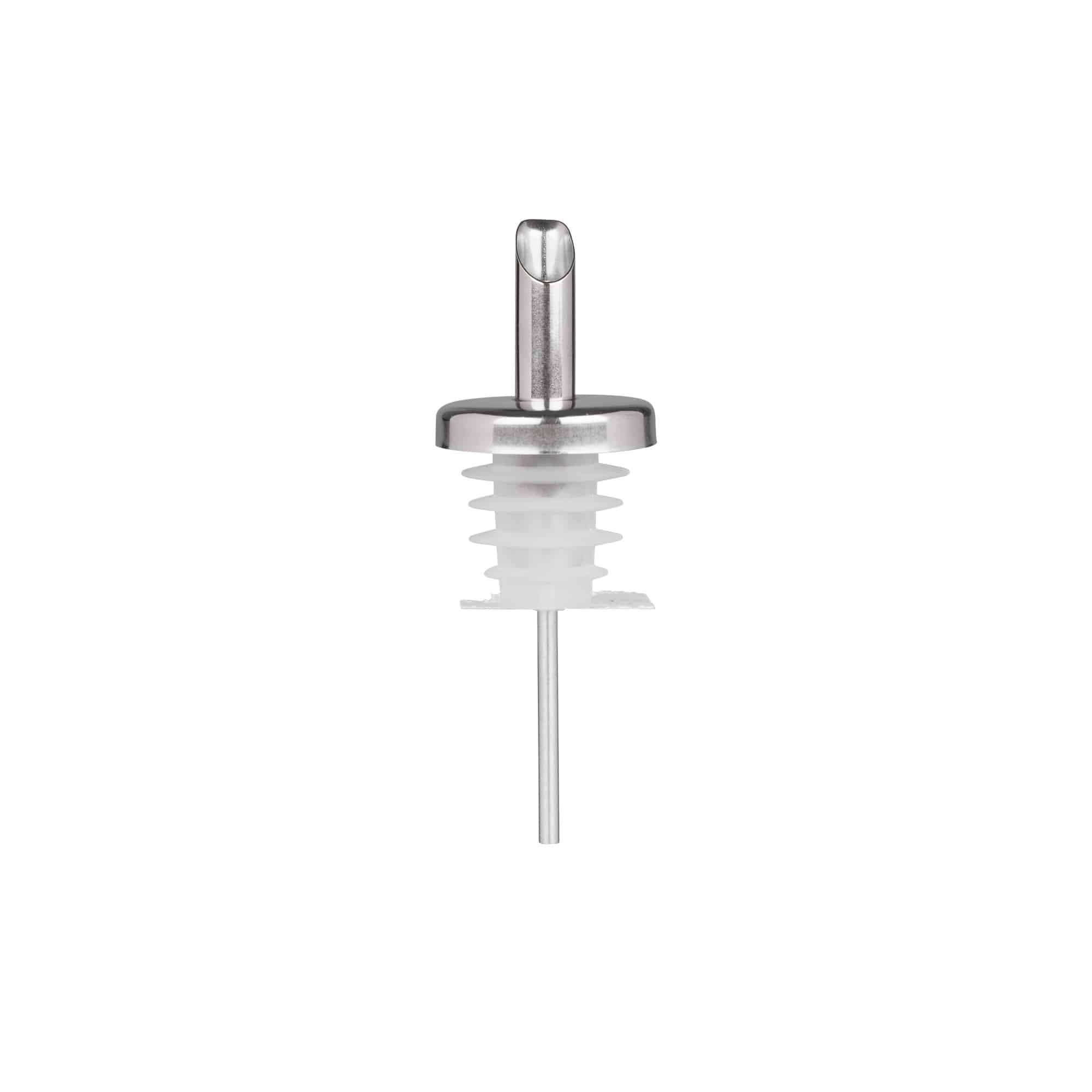 Kaatonokka Inox öljylle, ruostumaton teräs, hopea