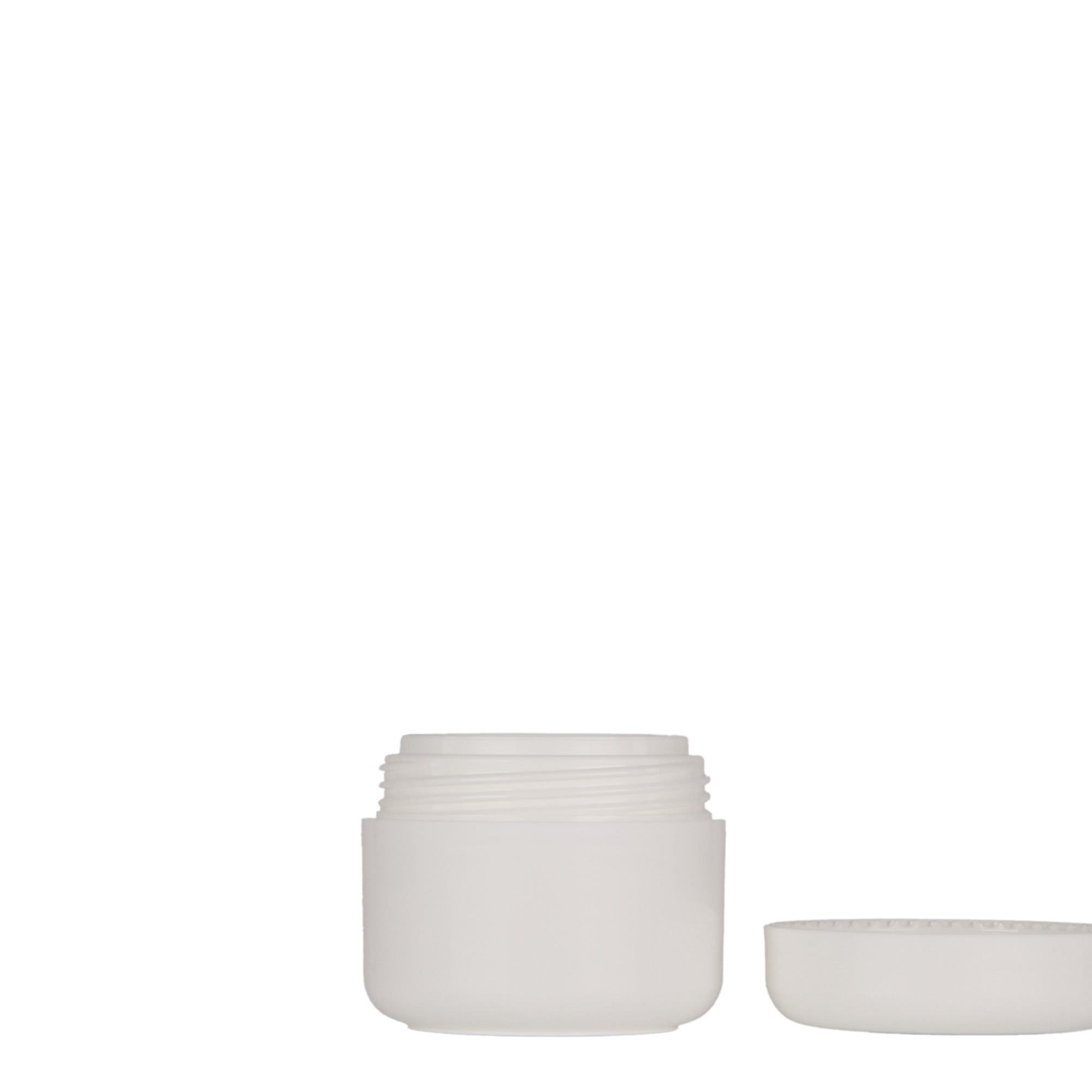 15 ml muovipurkki 'Bianca', PP, valkoinen, suu: ruuvikorkki