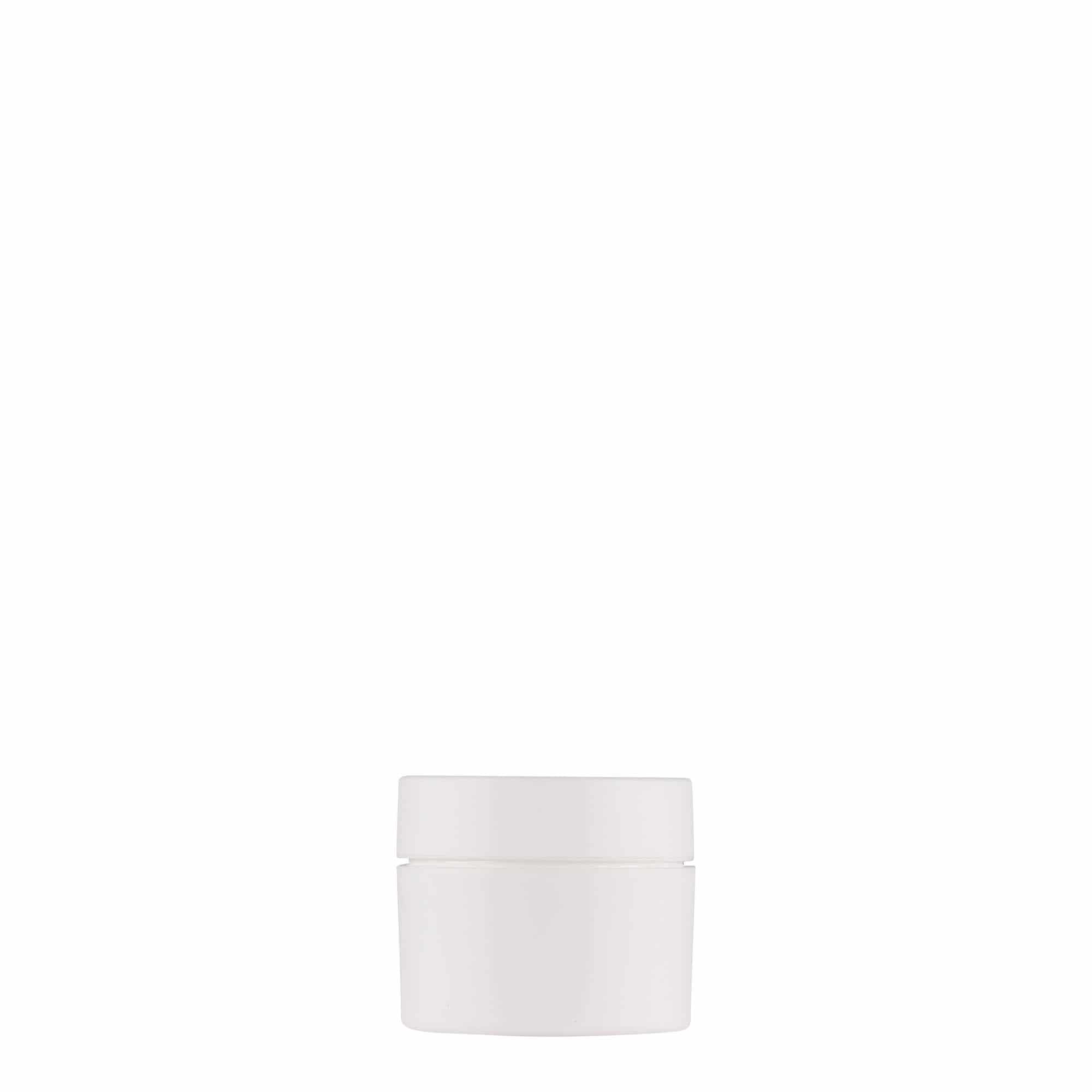 5 ml muovirasia 'Antonella', PP, valk., suu: Kierrekorkki