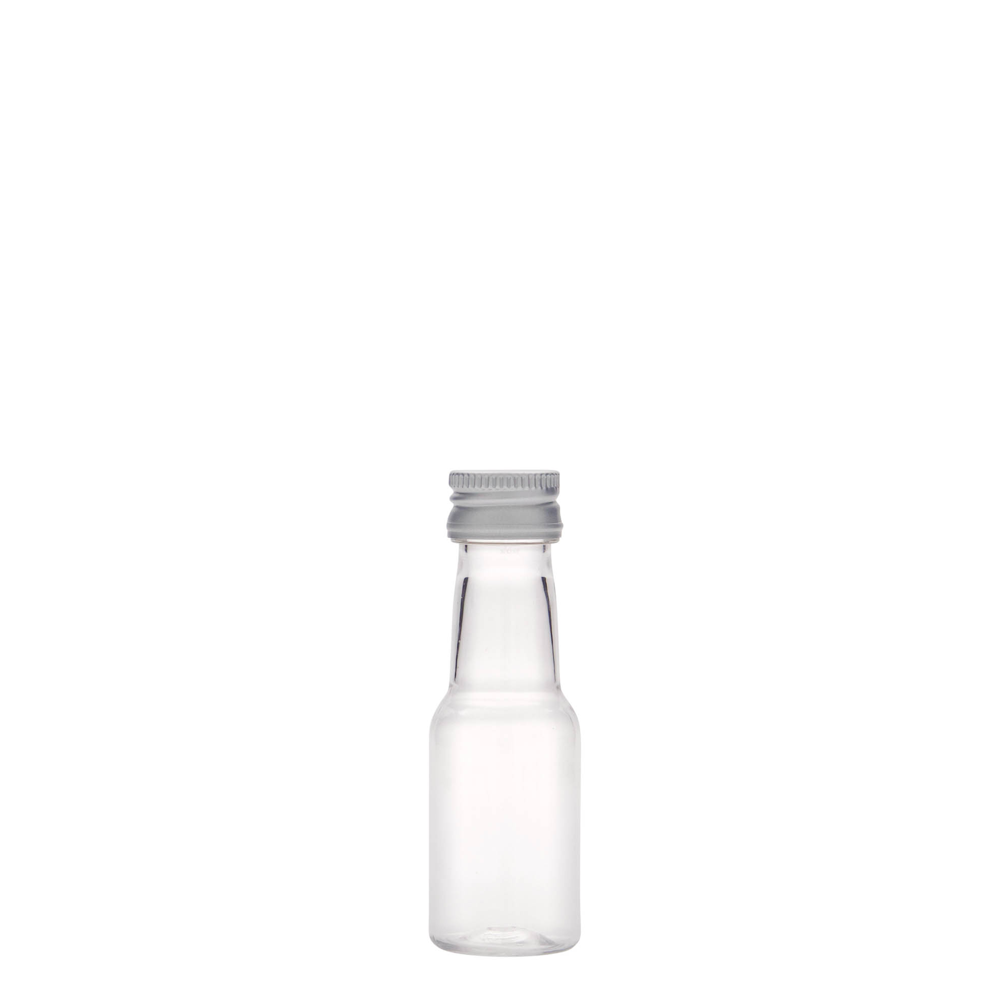 20 ml PET-pullo 'Theo', muovia, suuaukko: PP 18