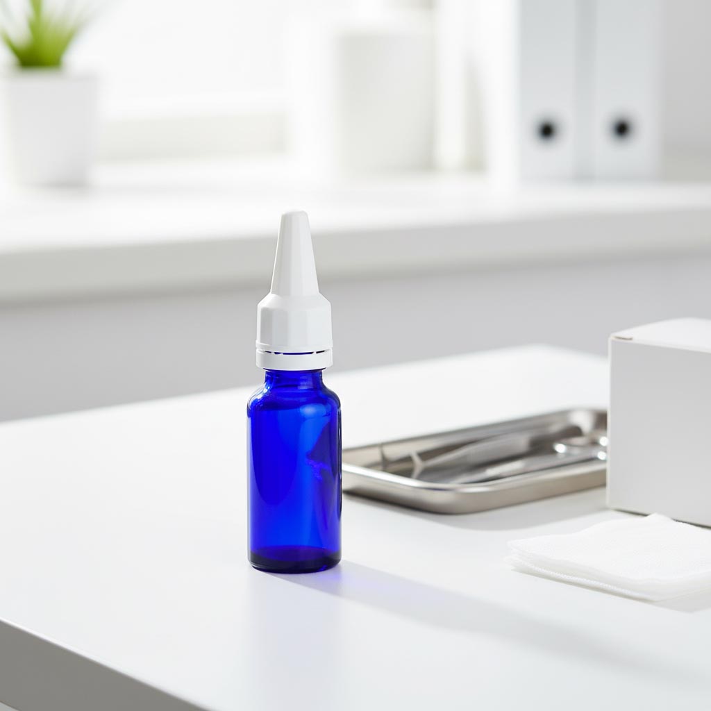 Ruuvikorkki applikaattorilla, PE-muovia, valkoinen, suulle: DIN 18 Ruuvikorkki applikaattorilla, PE-muovia, valkoinen, suulle: DIN 18