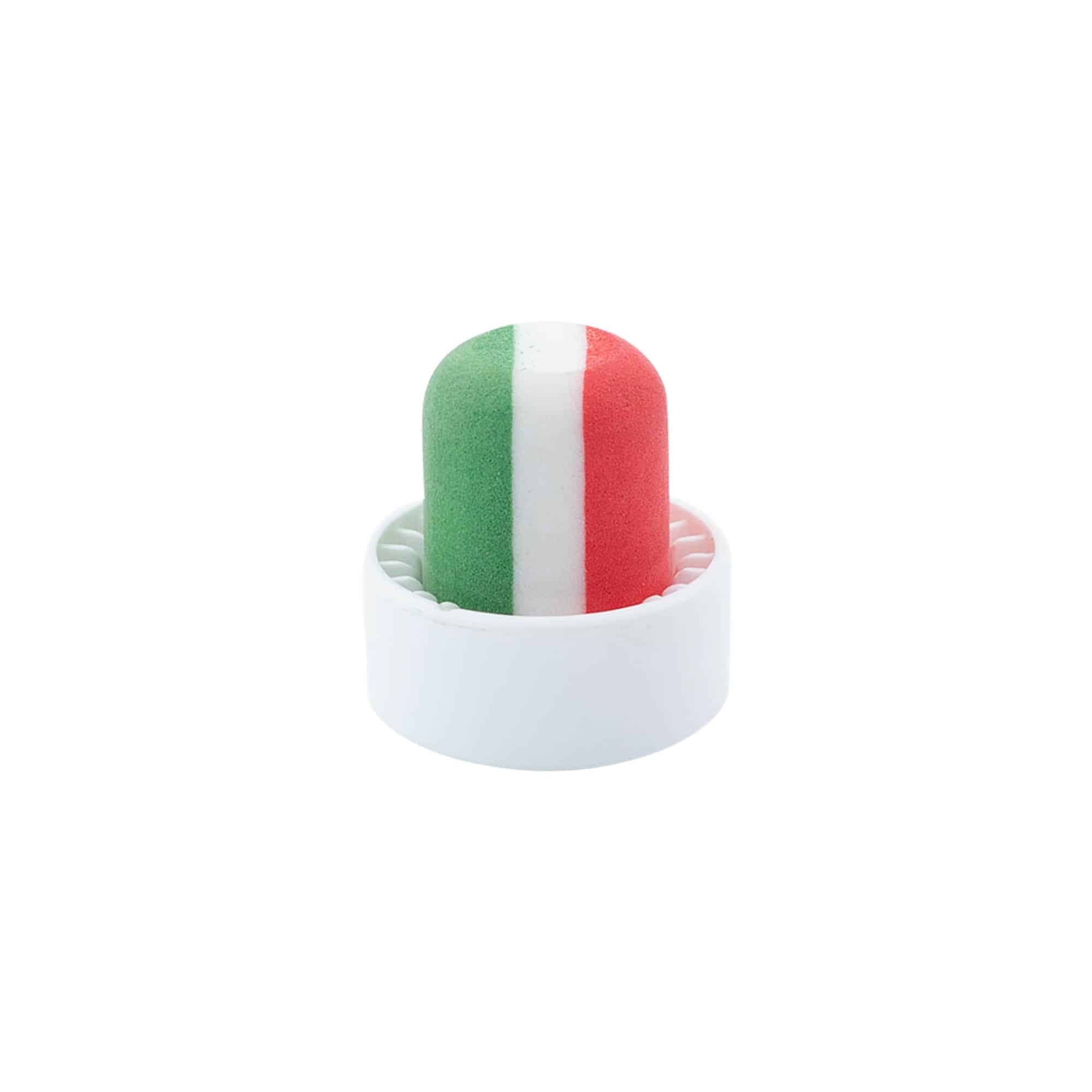 Luonnonkorkit 19 mm 'Italia', muovi, monivärinen, suu: korkki