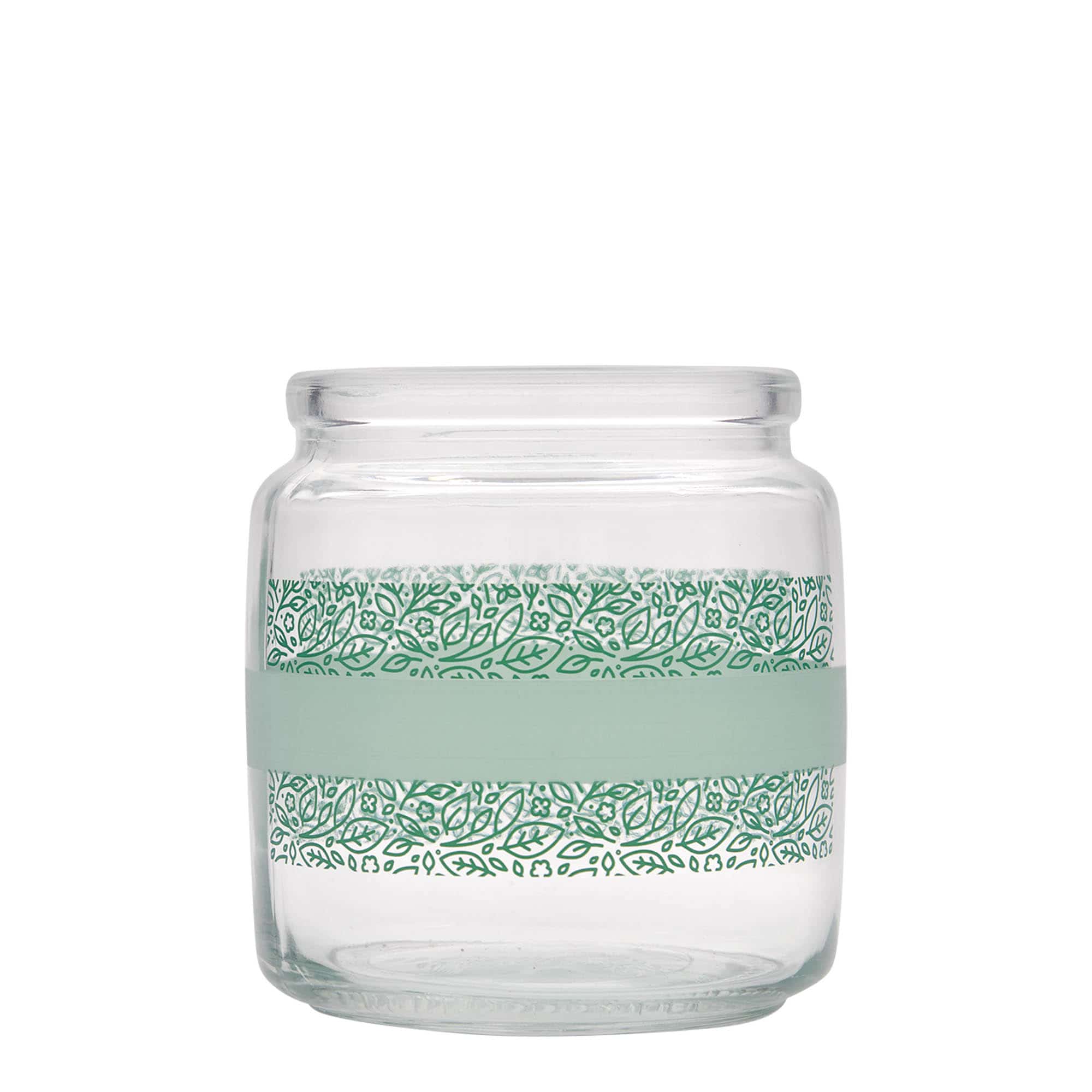 750 ml lasipurkki korkkikannella 'Giara', kuvio: Naturalmente verde, suu: korkki 750 ml lasipurkki korkkikannella 'Giara', kuvio: Naturalmente verde, suu: korkki