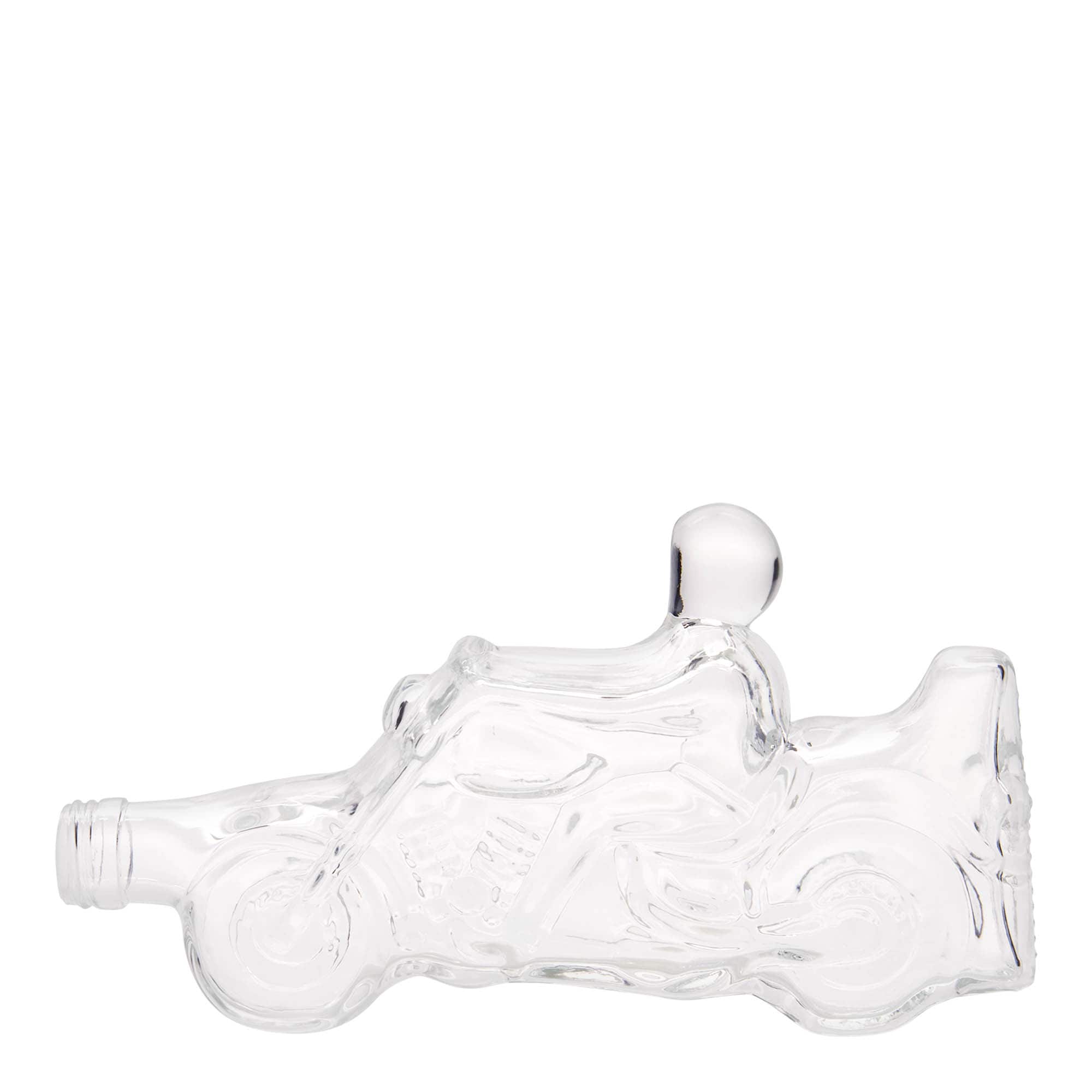 350 ml lasipullo 'Moottoripyörä', suuaukko: PP 28