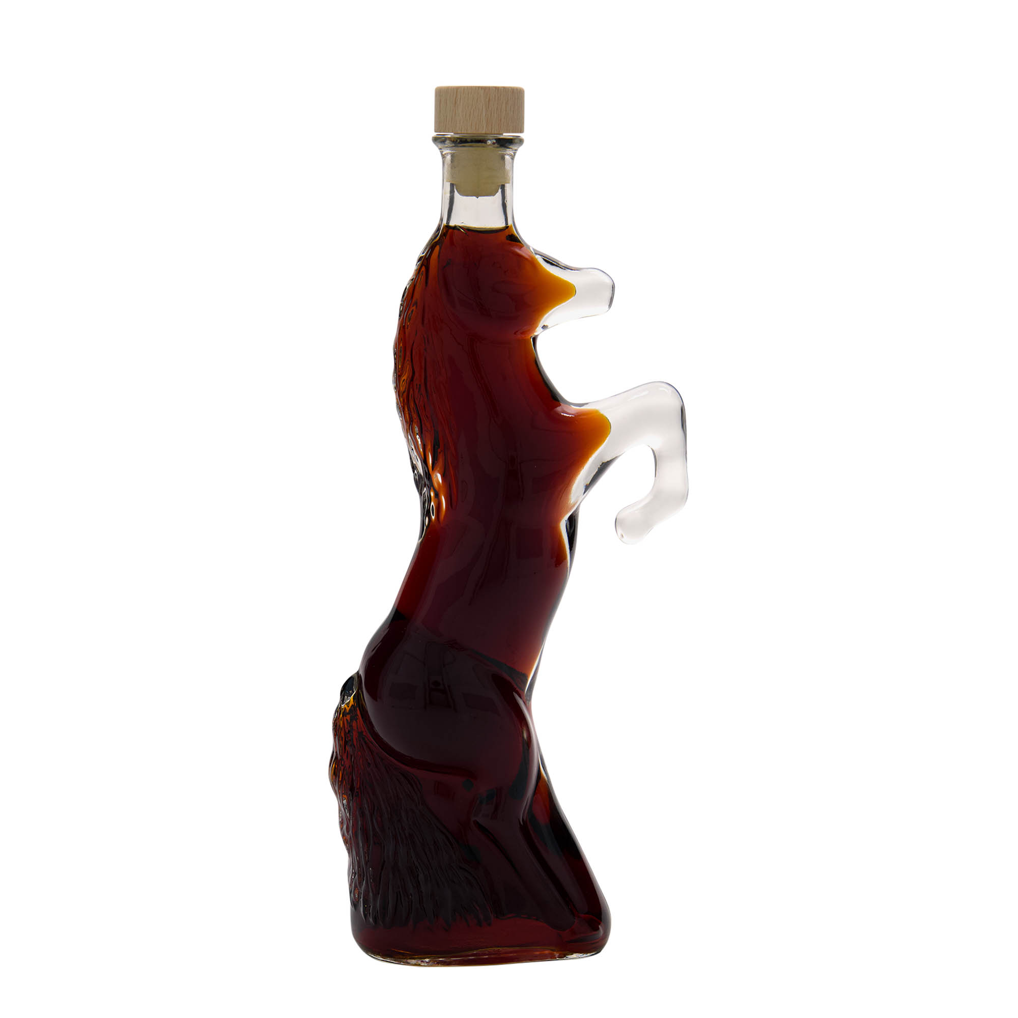 350 ml lasipullo 'Wild Horse', suuaukko: korkki