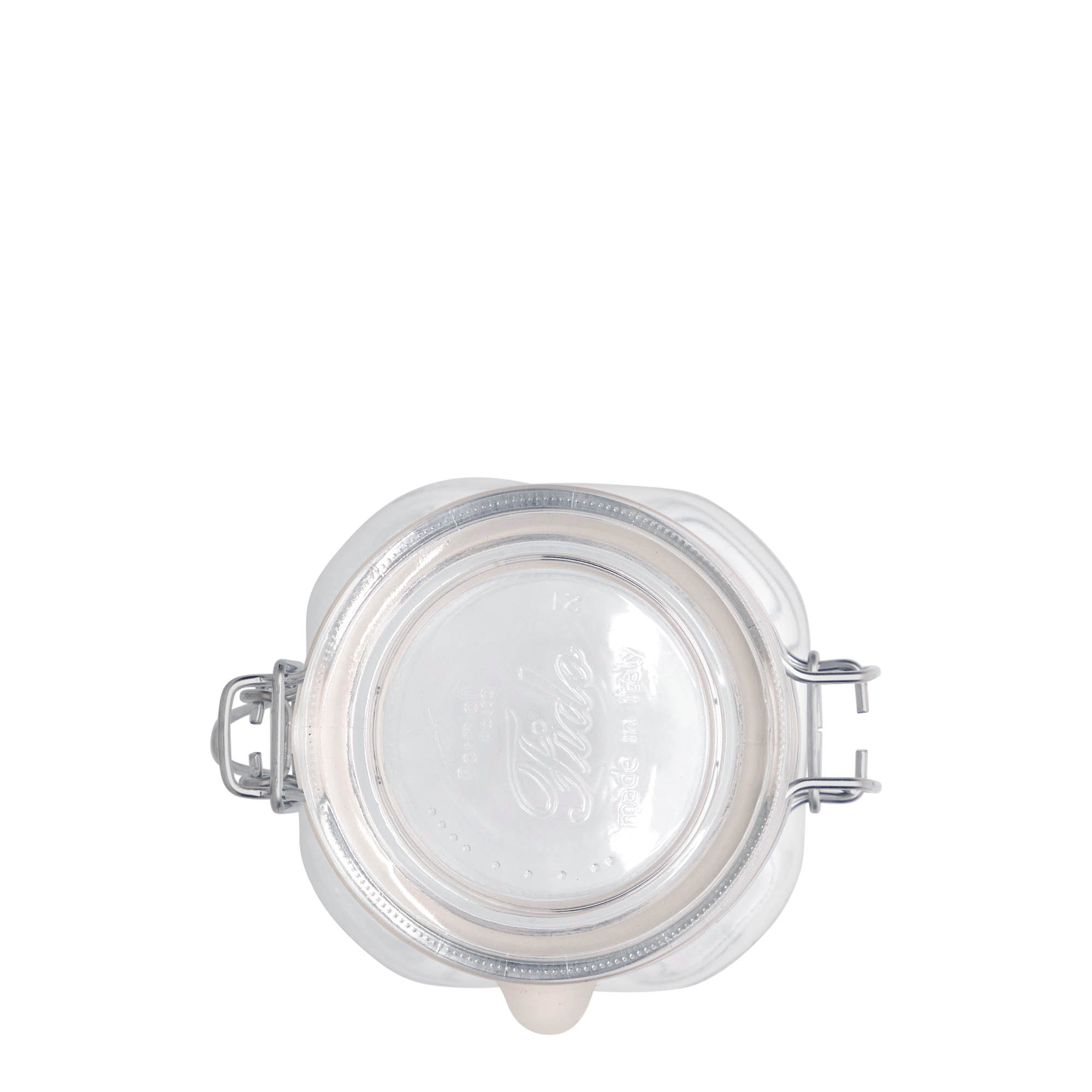 500 ml langallinen lasipurkki 'Fido', neliömäinen, suuaukko: langallinen suljin 500 ml langallinen lasipurkki 'Fido', neliömäinen, suuaukko: langallinen suljin