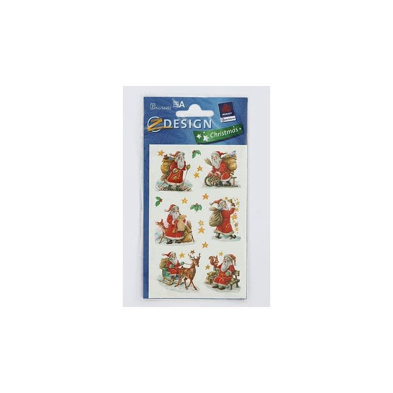 Zweckform-tarrat ”Joulupukit”, paperi, monivärinen
