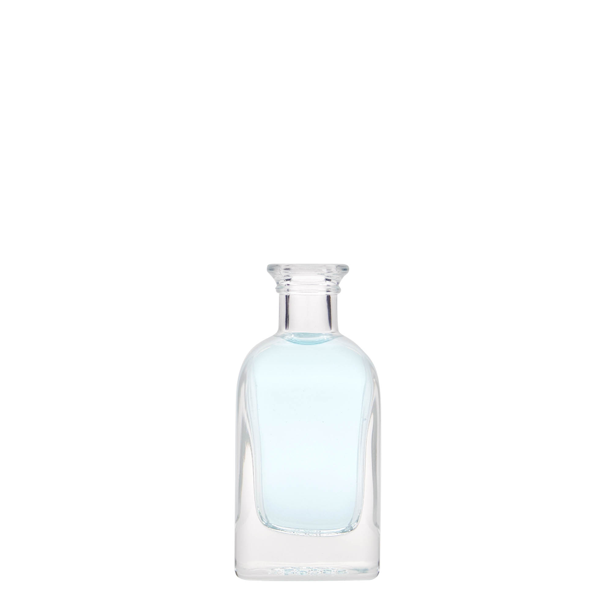 40 ml lasipullo Apotheker Carré, neliö, suuaukko: korkki
