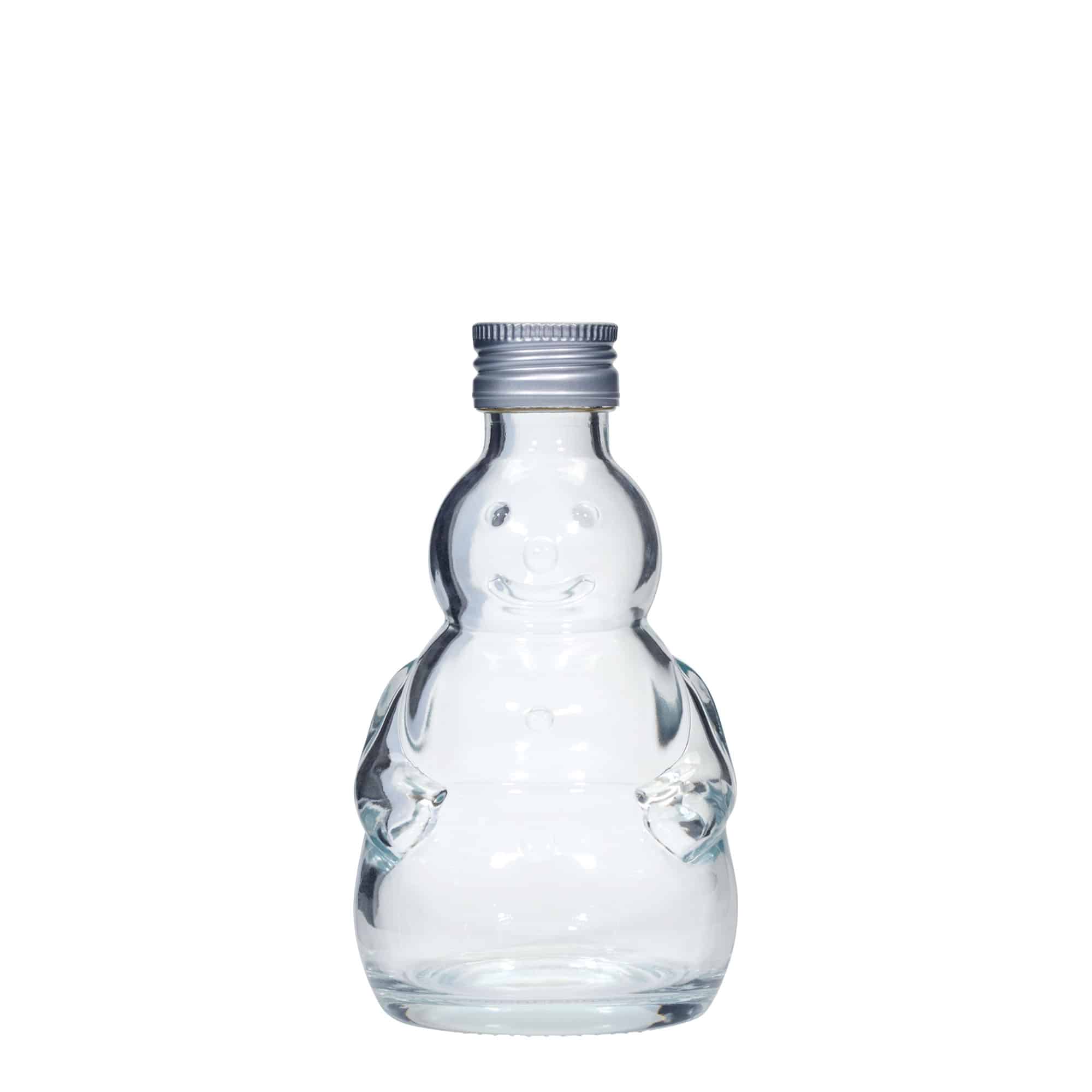 200 ml lasipullo 'Lumimies', suuaukko: PP 28