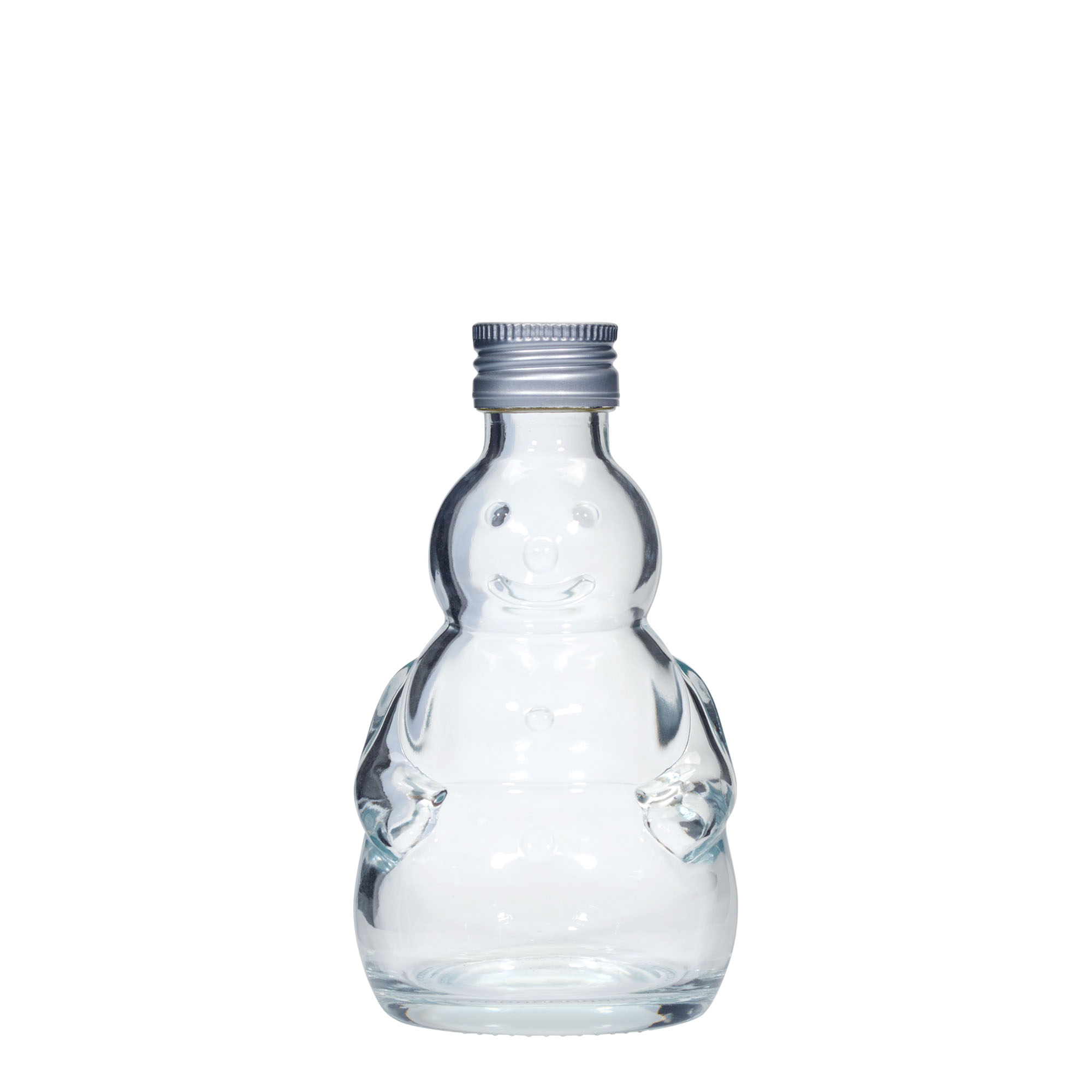 200 ml lasipullo 'Lumimies', suuaukko: PP 28
