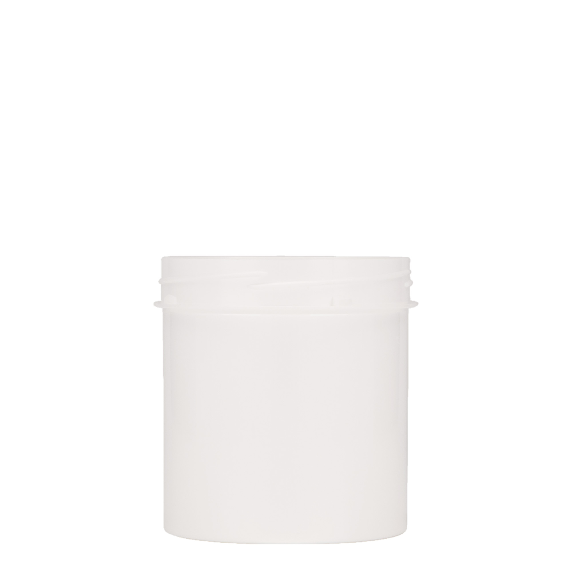 250 ml muovirasia 'Securilock', PP, valk., suu: Kierrekorkki 250 ml muovirasia 'Securilock', PP, valk., suu: Kierrekorkki