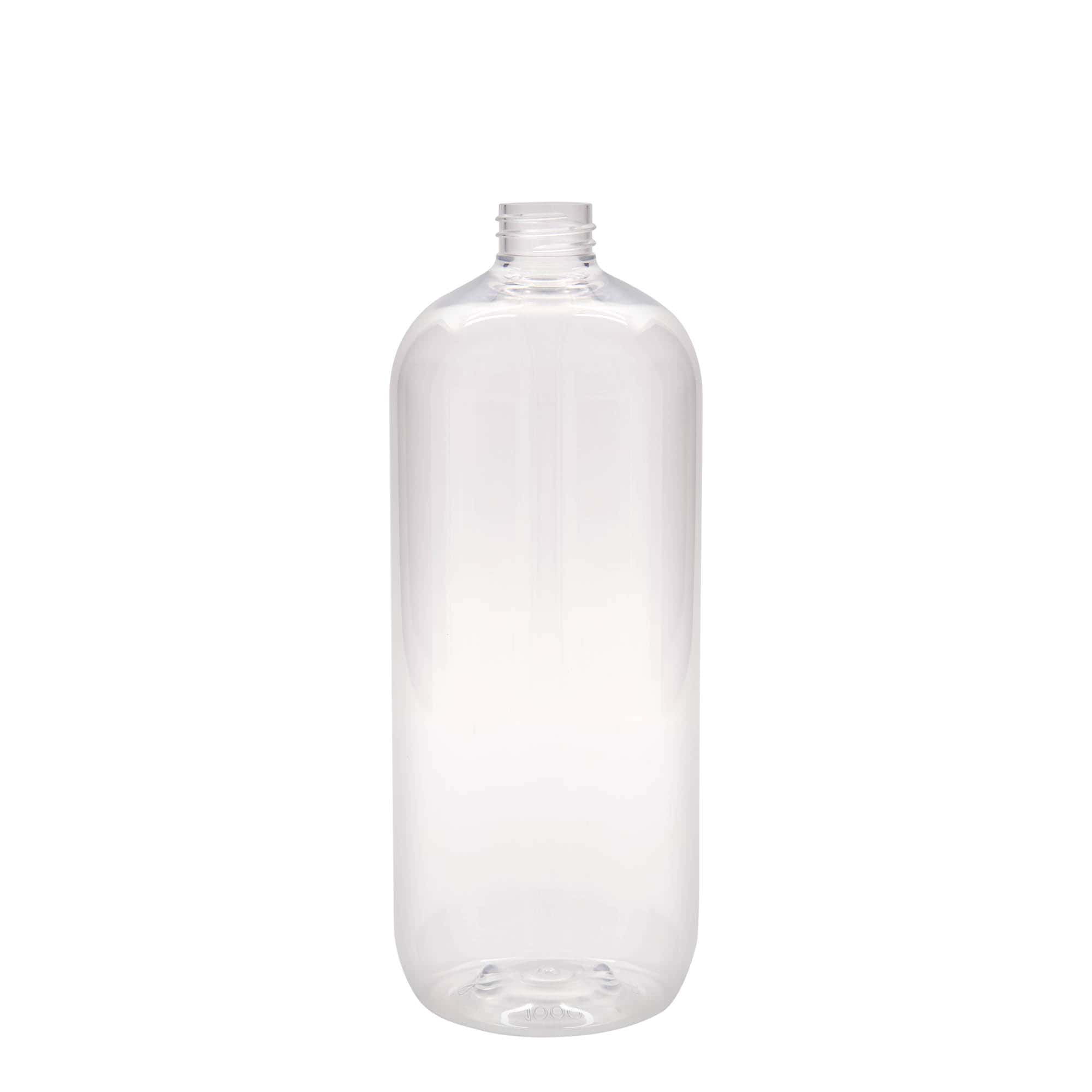 1000 ml PET-pullo 'Boston', muovi, suu: GPI 28/410