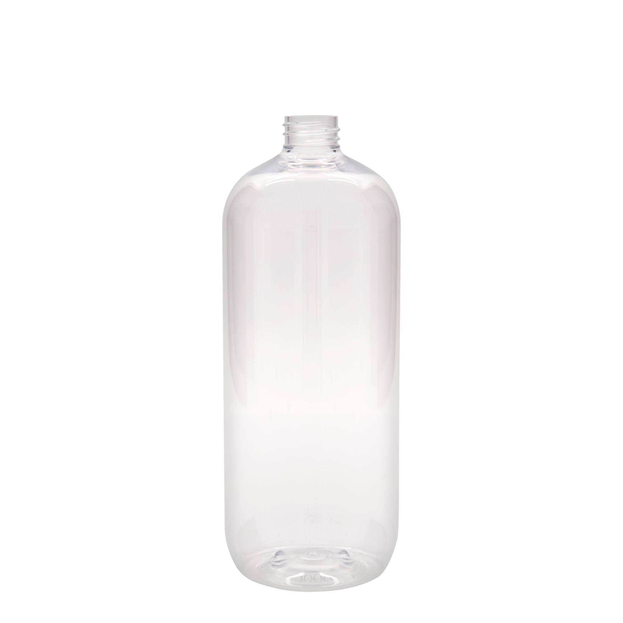 1 000 ml PET-pullo 'Boston', muovia, suuaukko: 28/410 1 000 ml PET-pullo 'Boston', muovia, suuaukko: 28/410