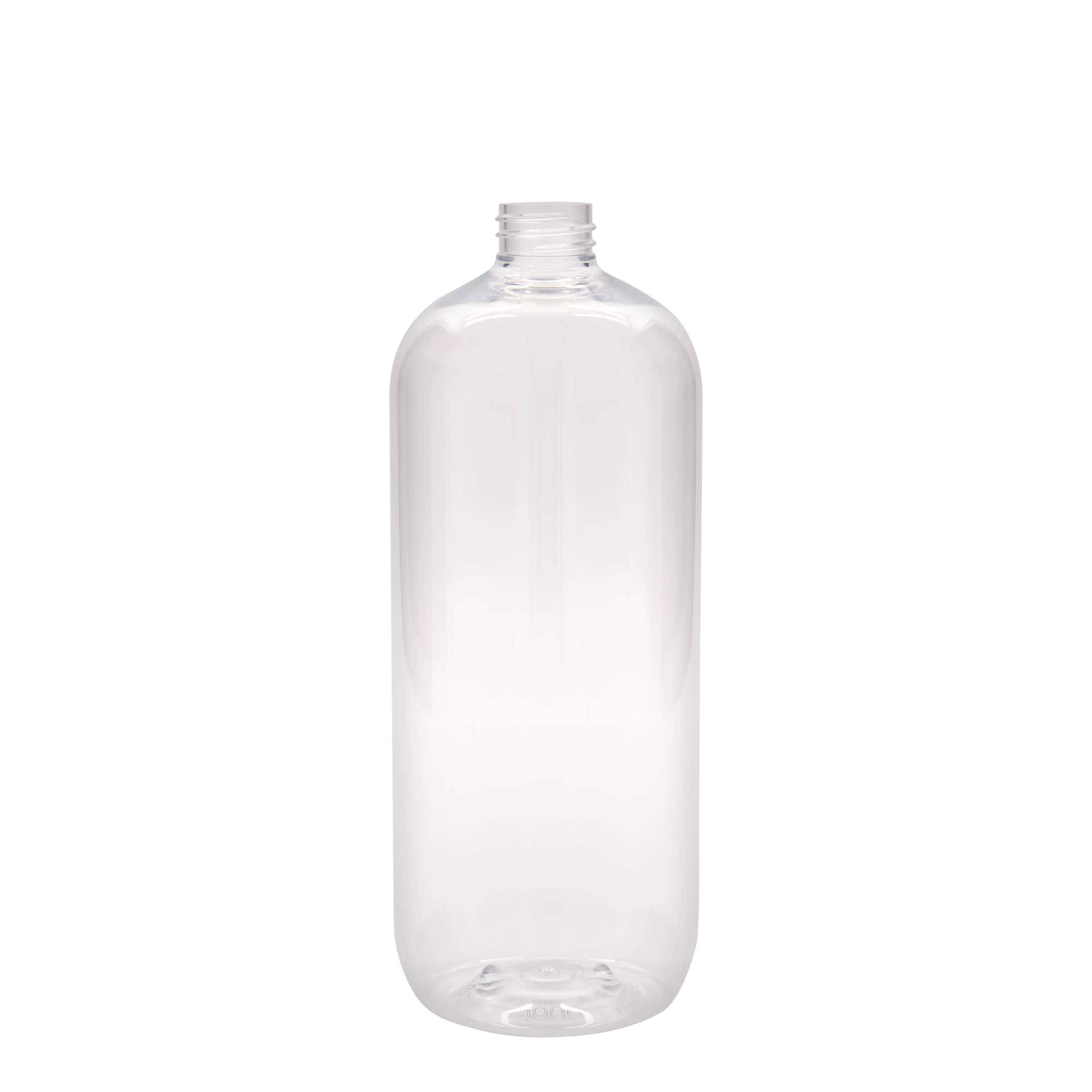 1 000 ml PET-pullo ”Boston”, muovia, suuaukko: 28/410
