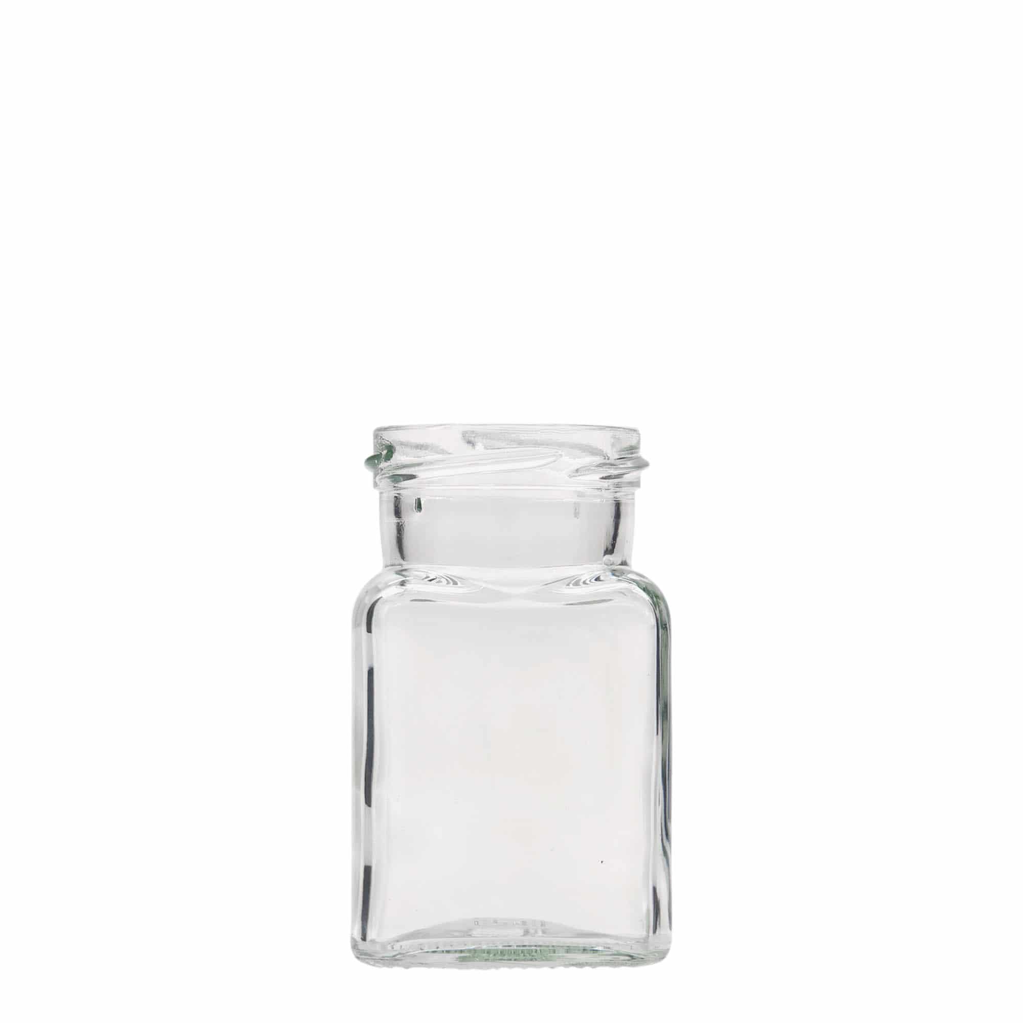 150 ml nelikulm. lasi, suu: Twist-Off (TO 53) 150 ml nelikulm. lasi, suu: Twist-Off (TO 53)