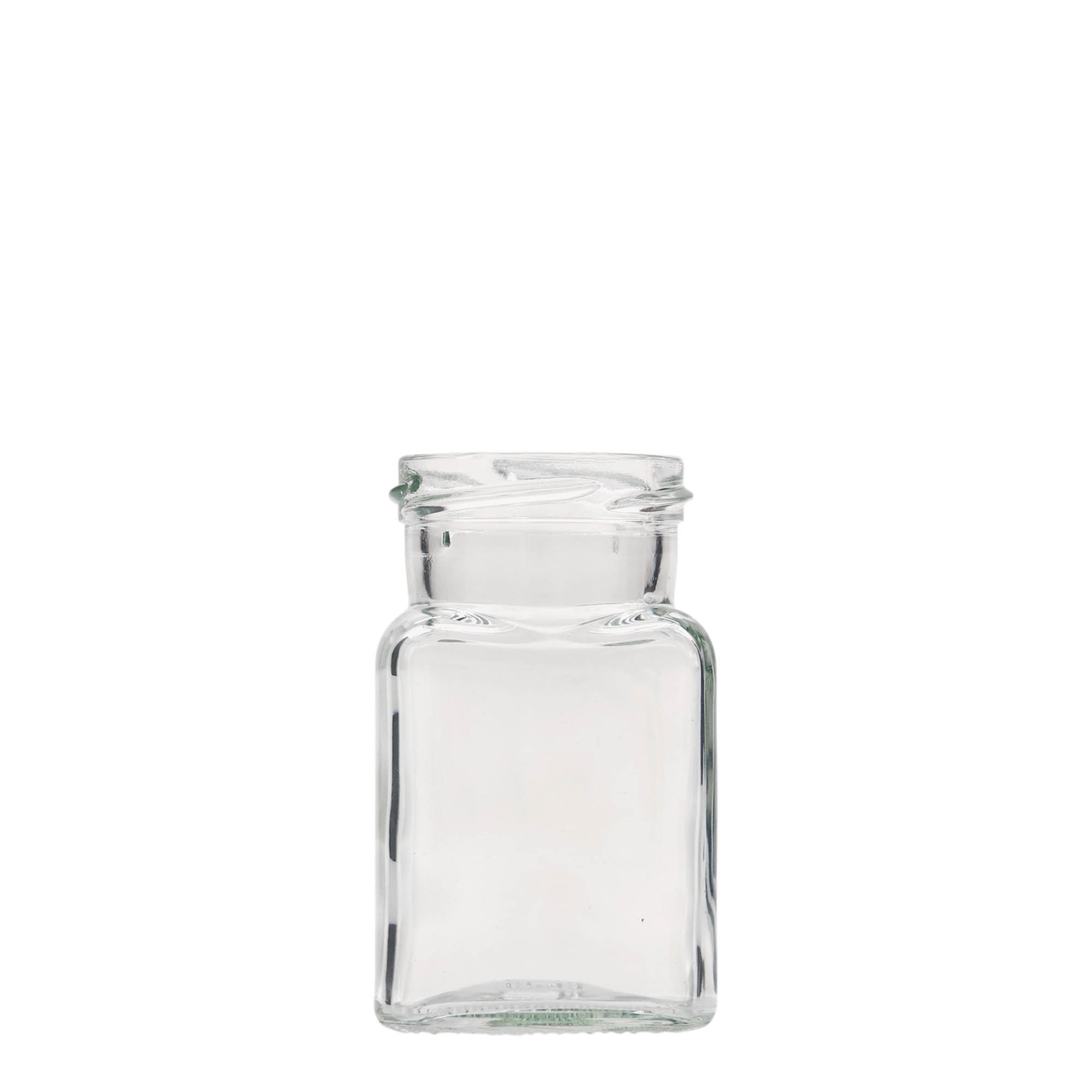 150 ml nelikulmainen lasi, suuaukko: Twist-Off (TO 53) 150 ml nelikulmainen lasi, suuaukko: Twist-Off (TO 53)