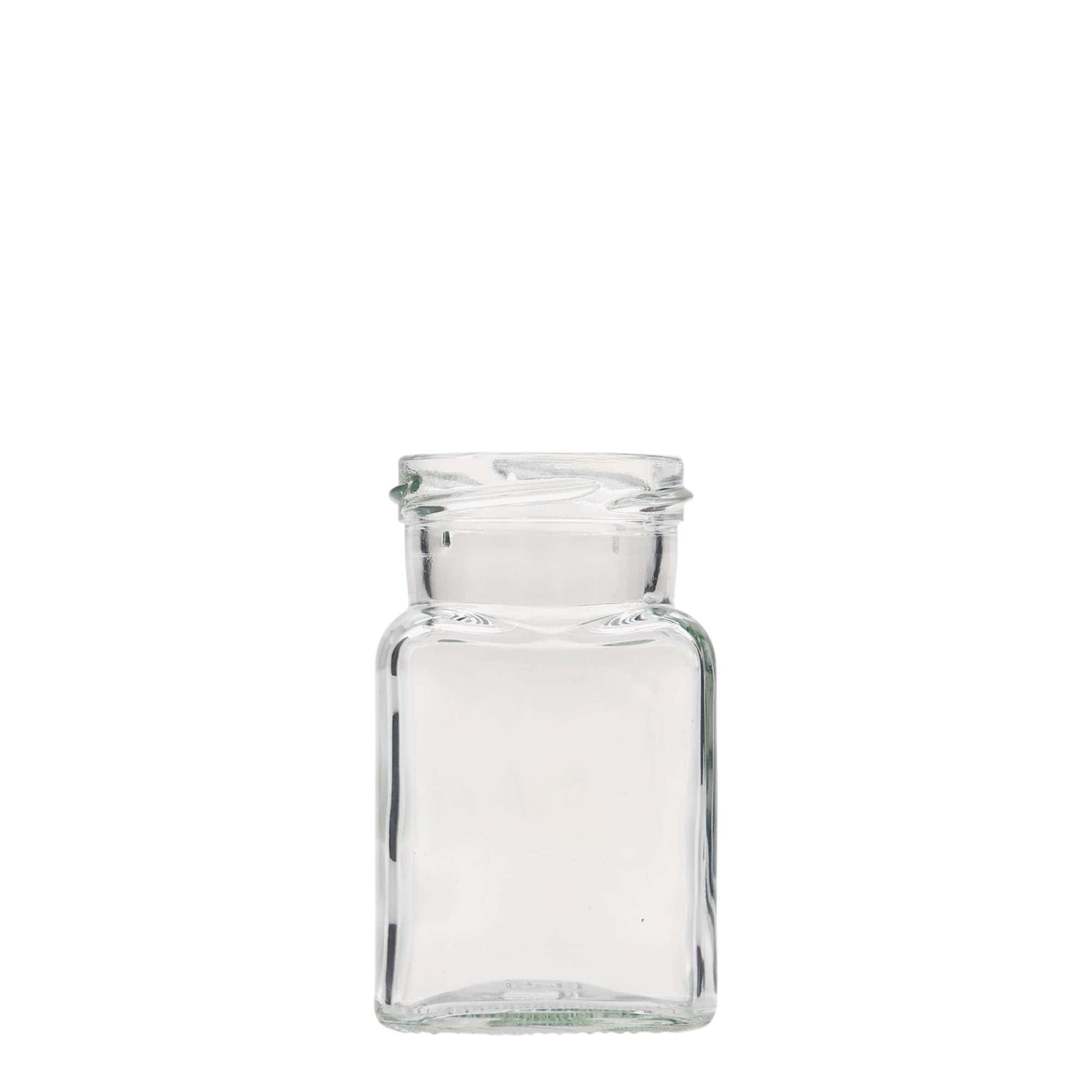 150 ml nelikulmainen lasi, suuaukko: Twist-off (TO 53)