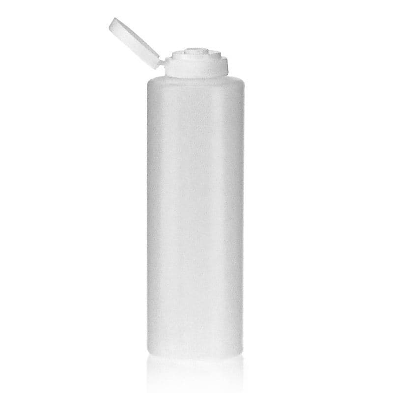 500 ml kastikepullo, LDPE-muovi, natur, suu: GPI 38/400