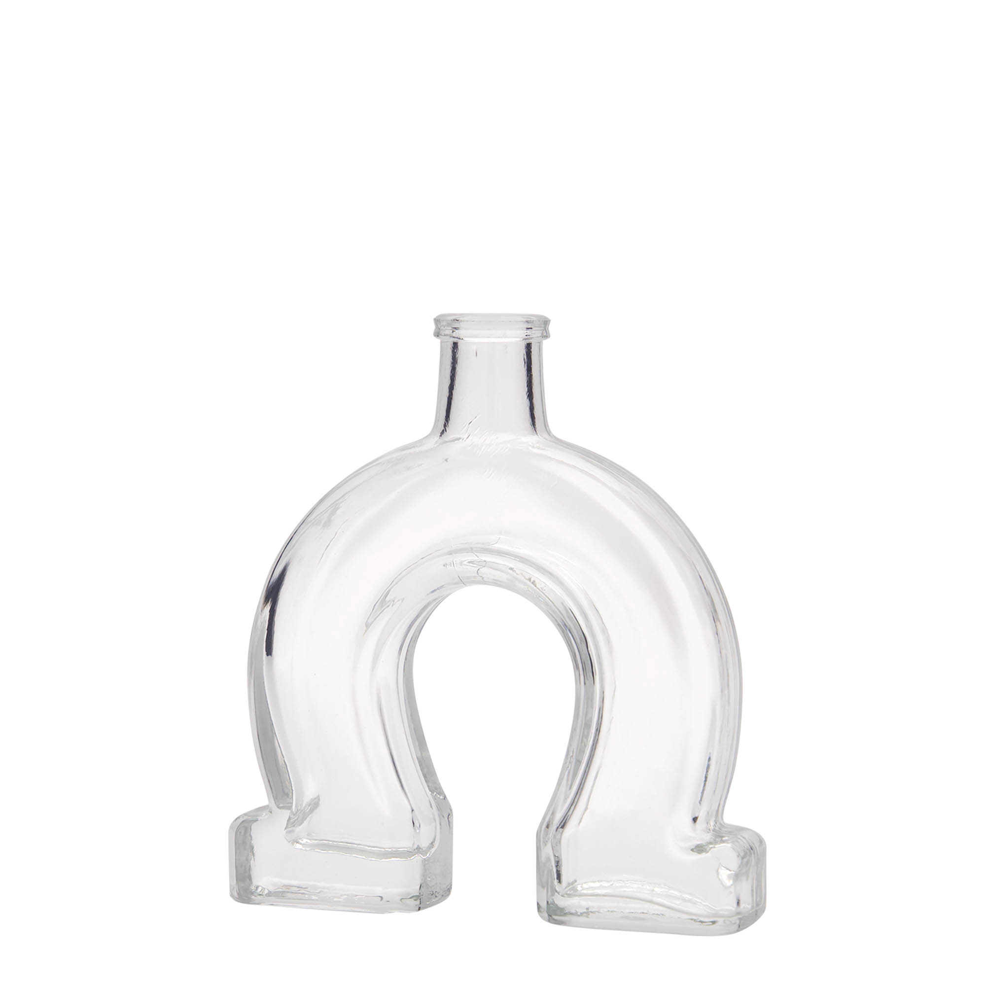 100 ml lasipullo 'Hevosenkenkä', suuaukko: korkki