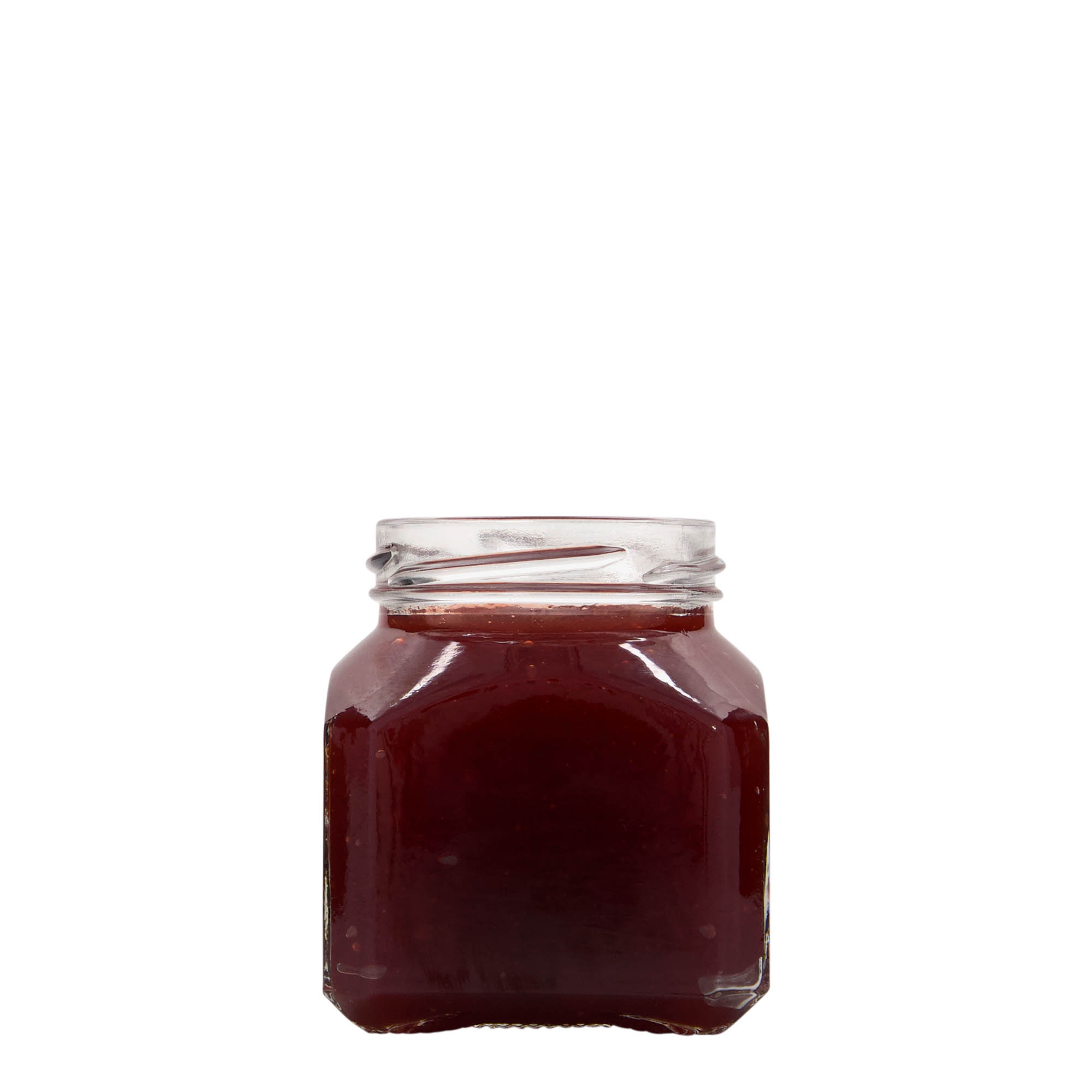212 ml nelikulmainen lasi 'Mailand', suuaukko: Twist-Off (TO 58)