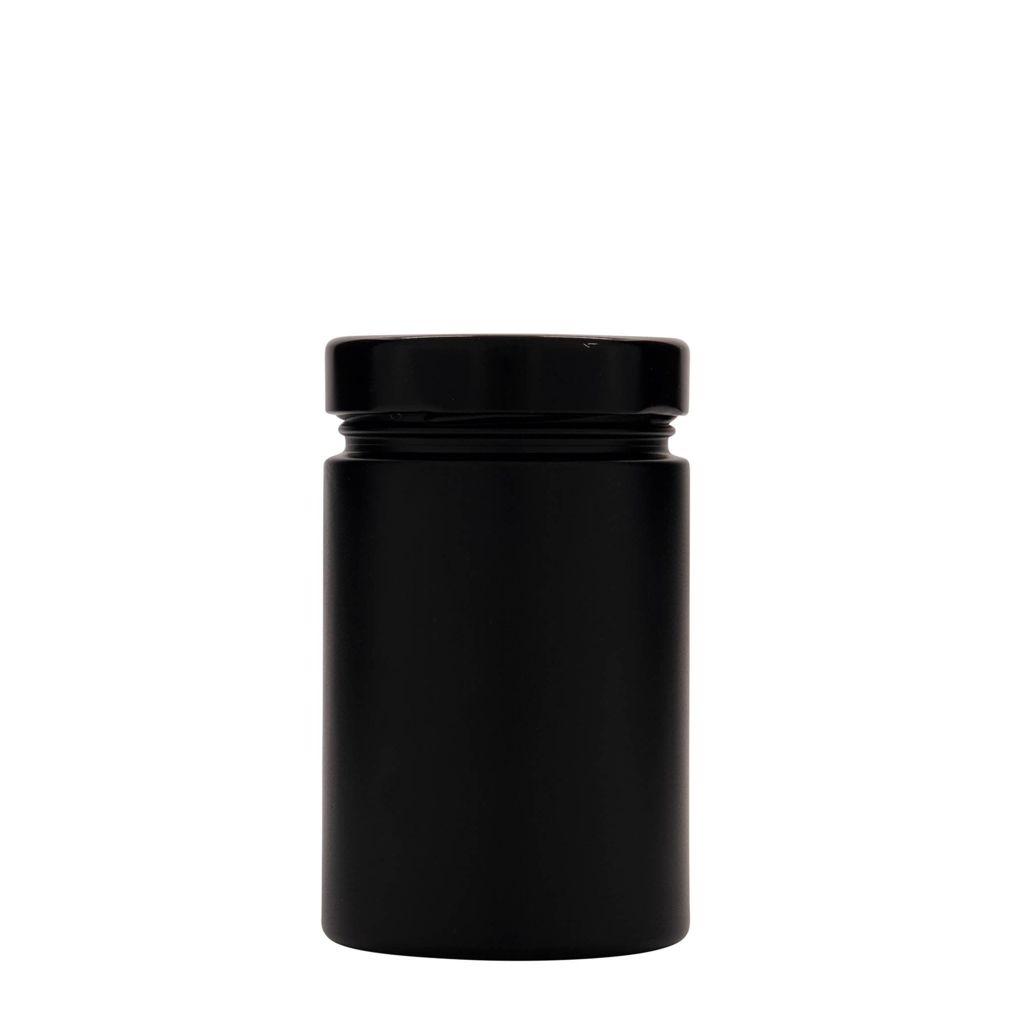 327 ml pyöreä lasi 'Aurora', musta, suuaukko: Deep-Twist-Off (DTO 66)