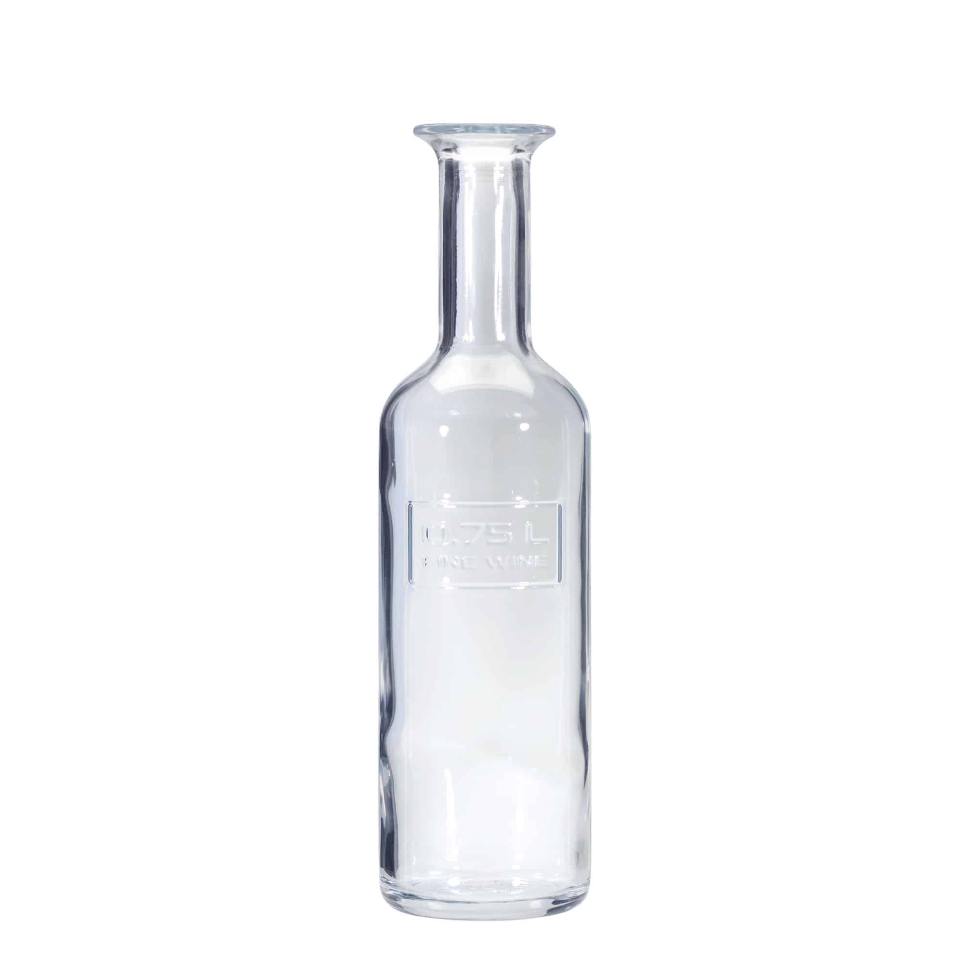 750 ml lasipullo 'Optima Fine Wine', suu: korkki 750 ml lasipullo 'Optima Fine Wine', suu: korkki