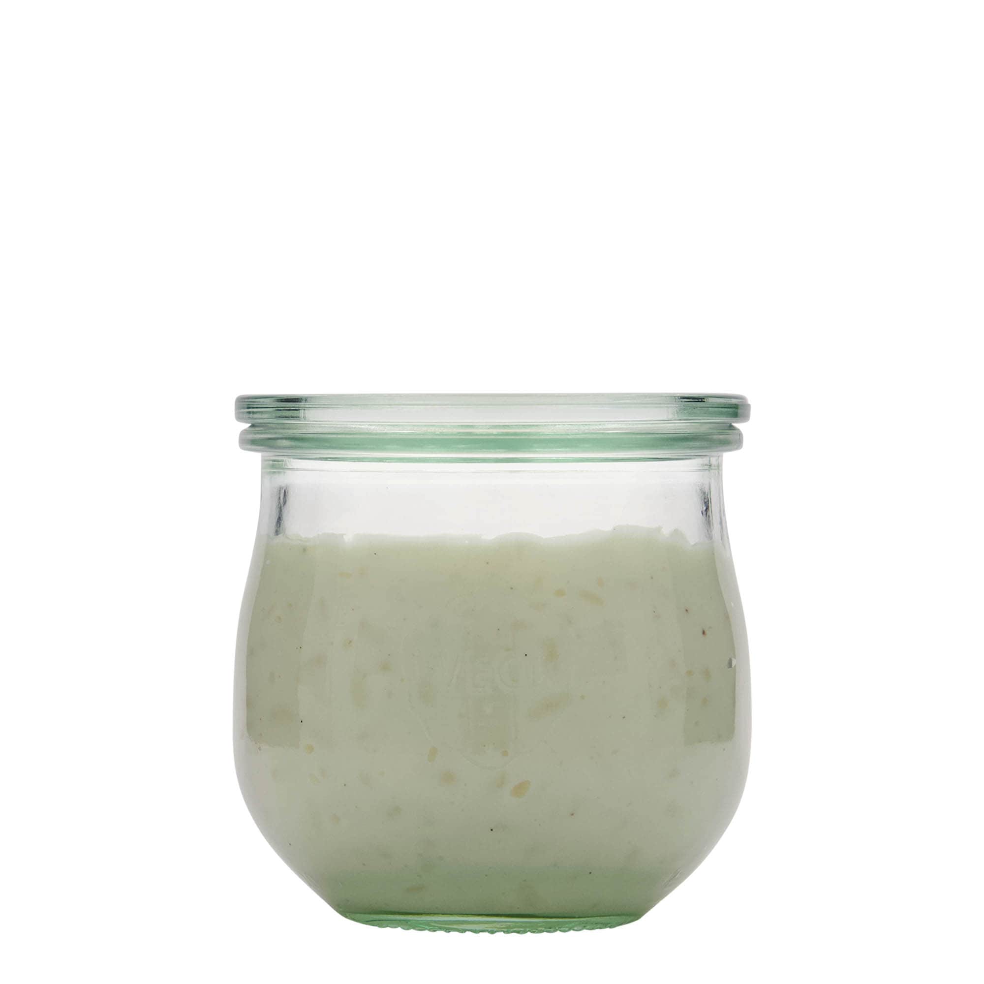 370 ml WECK-tulppalasi, suuaukko: pyöreä reuna