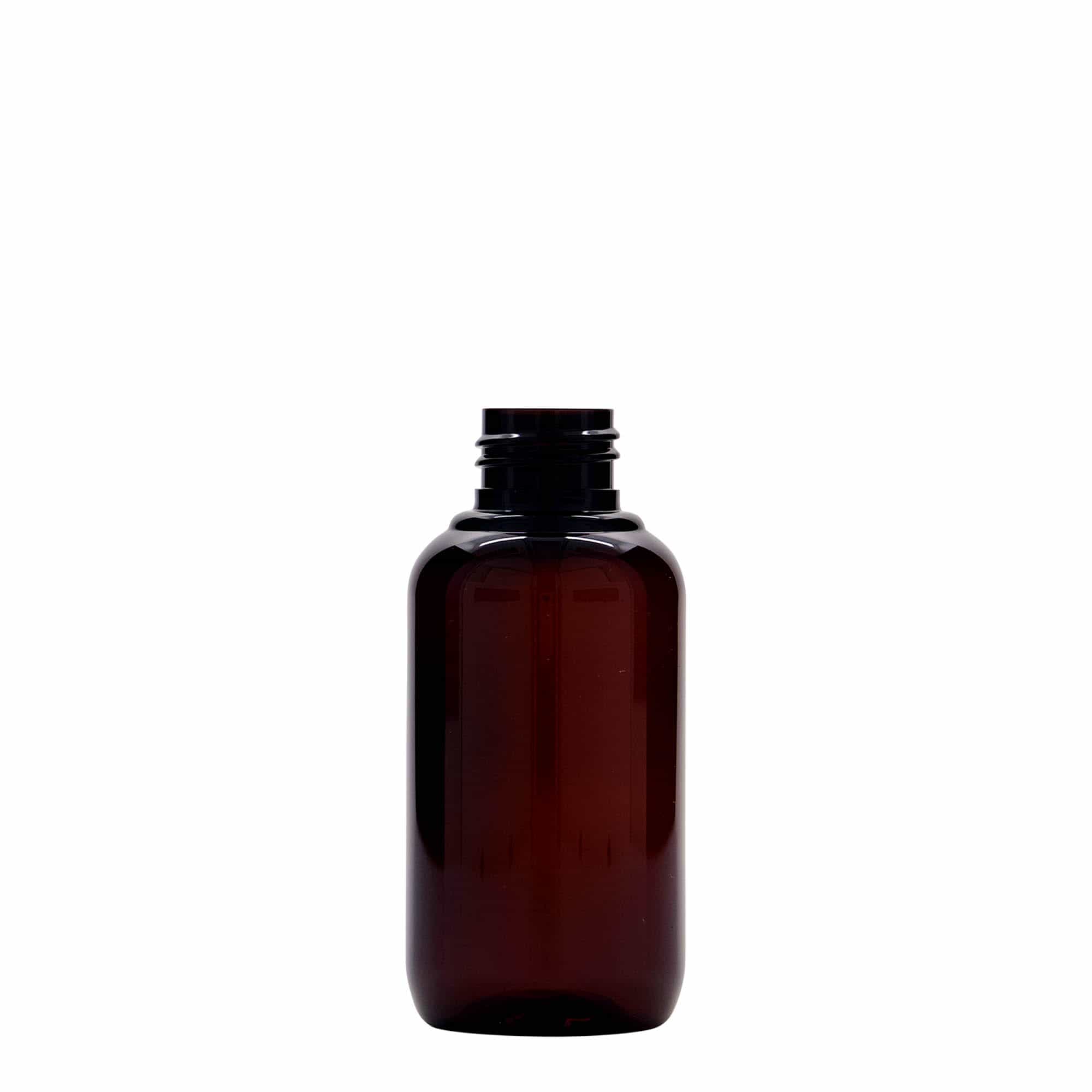 100 ml kierrätysmuovipullo 'Victor's Best', PCR, ruskea, suuaukko: 24/410
