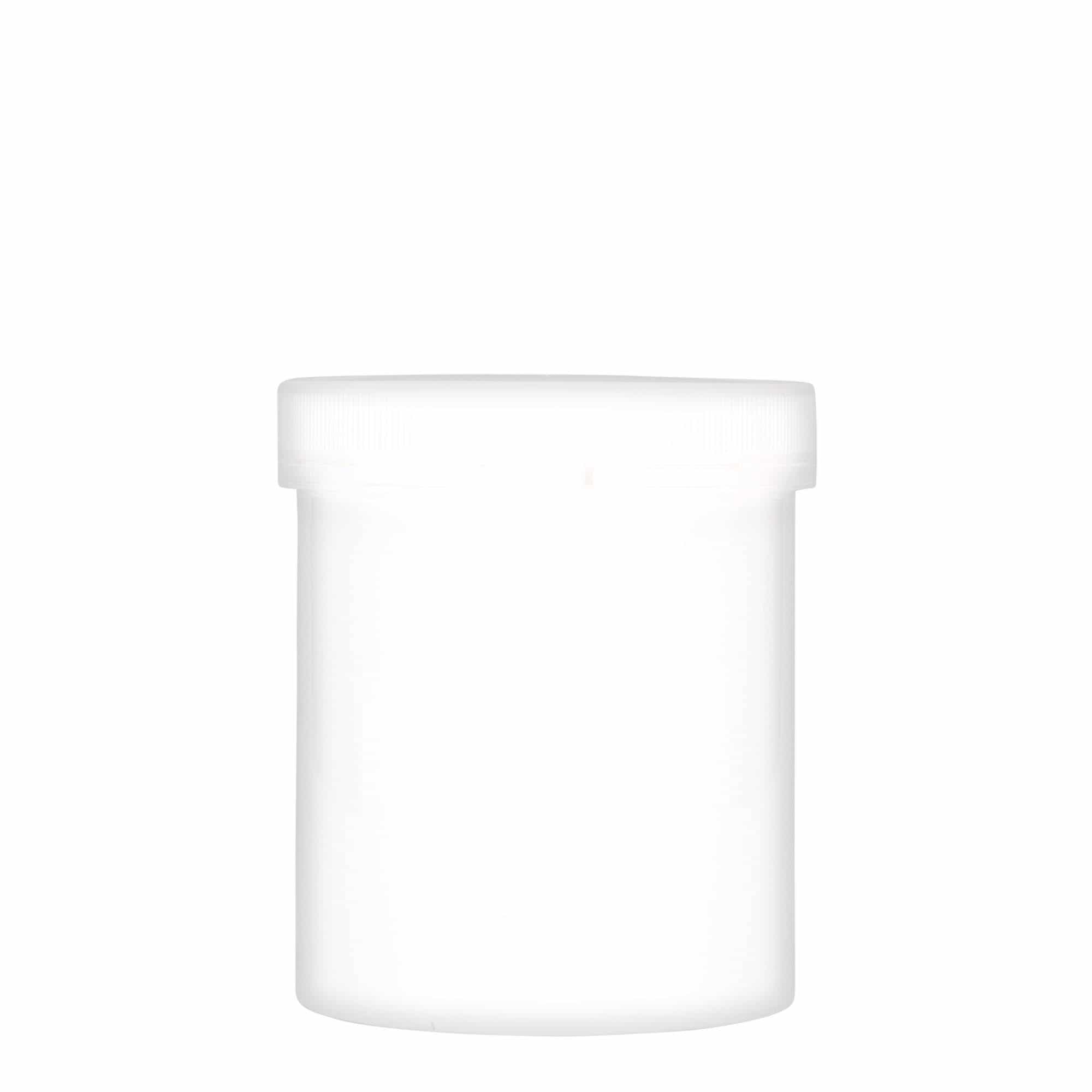 500 ml muovirasia 'Securilock', PP, valk., suu: Kierrekorkki